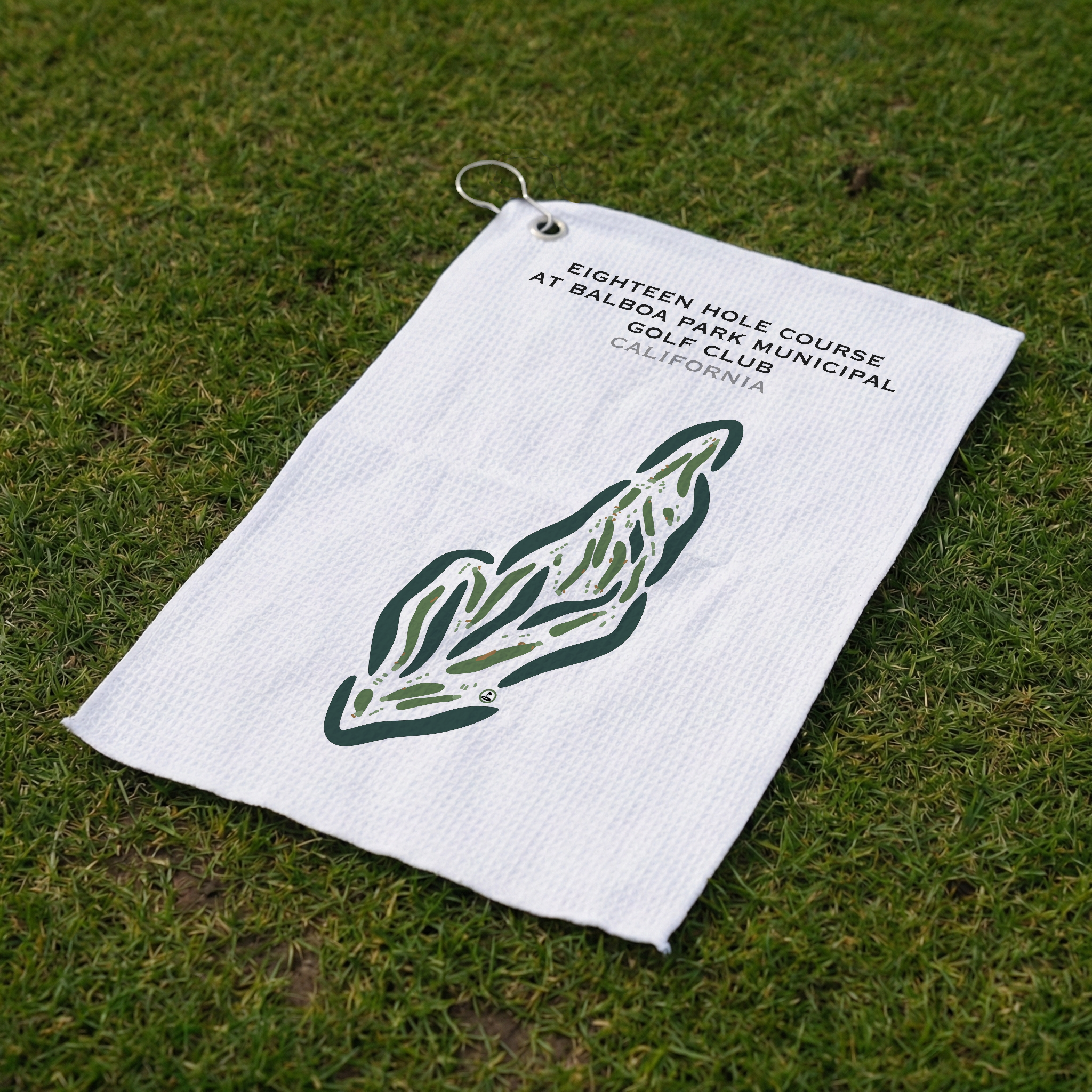 Eighteen Hole at Balboa Park Municipal Golf Club, California - Printed Golf Courses