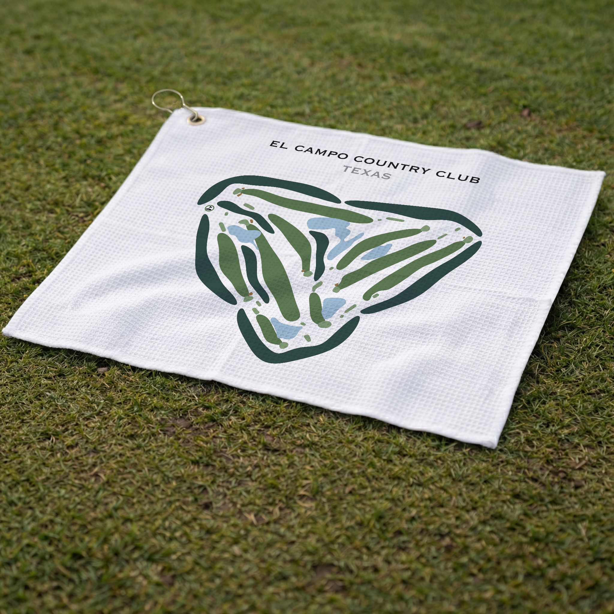 El Campo Country Club, Texas - Printed Golf Courses