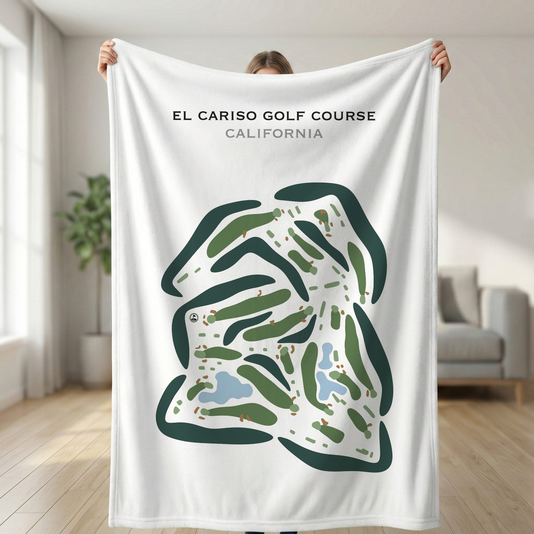 El Cariso Golf Course, California - Printed Golf Courses