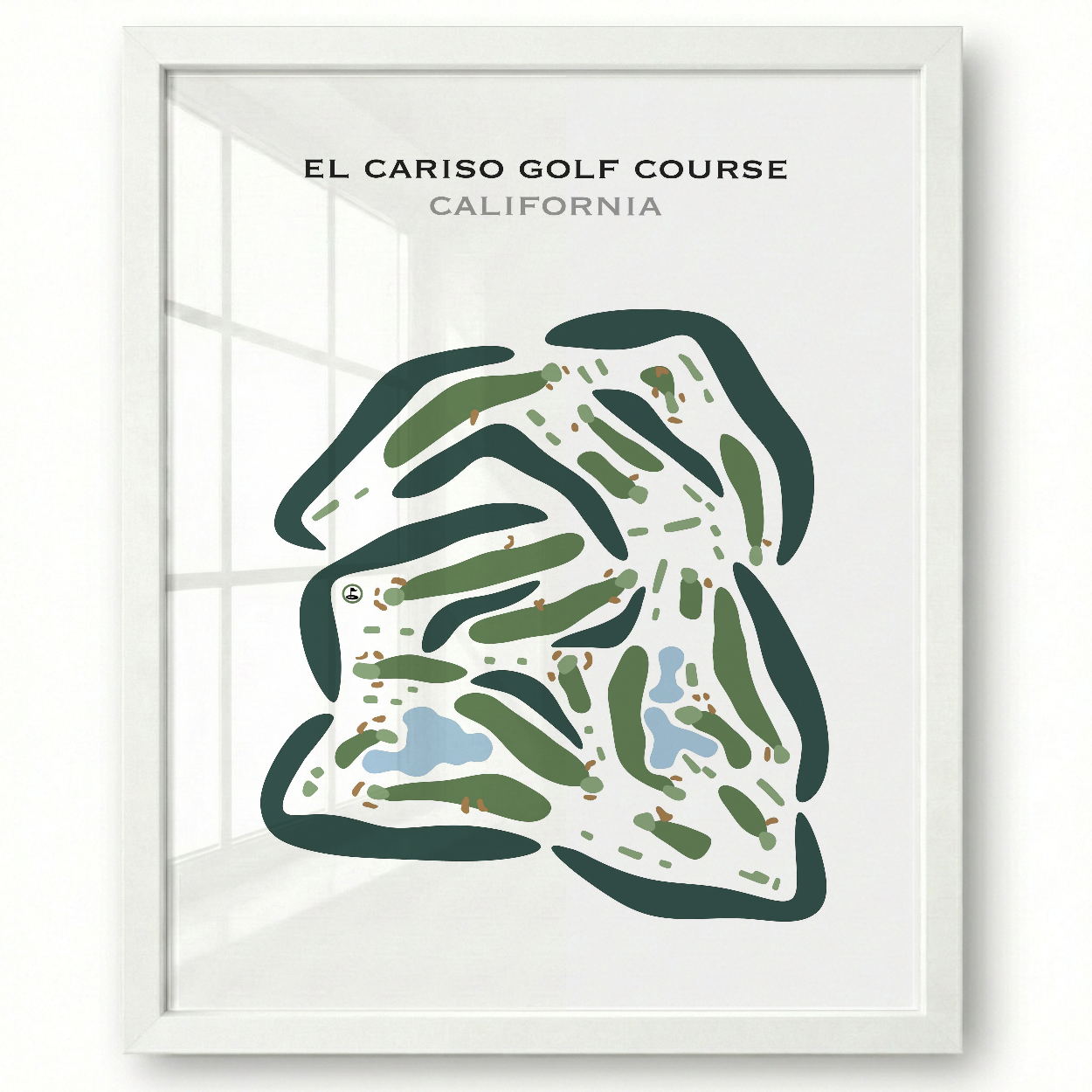 El Cariso Golf Course, California - Printed Golf Courses
