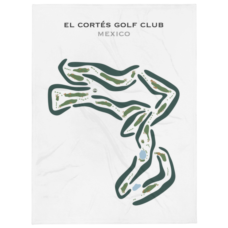 El CortÃ©s Golf Club, Mexico - Printed Golf Courses