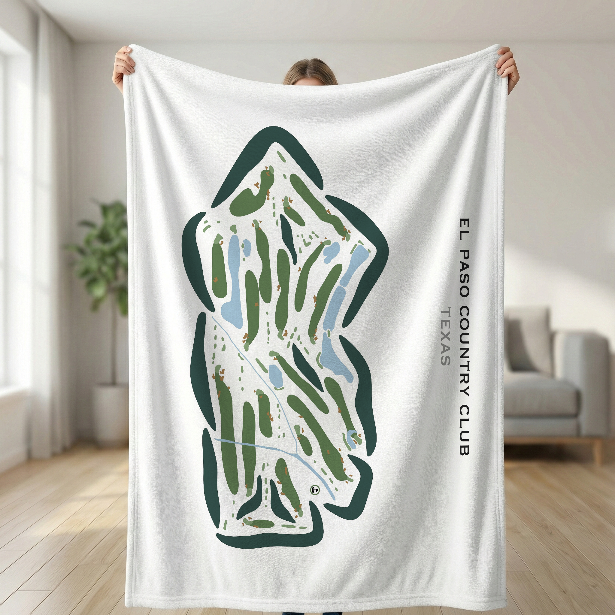 El Paso Country Club, Texas - Printed Golf Courses