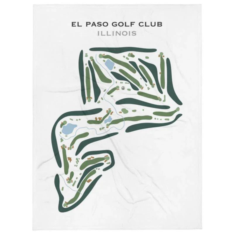 El Paso Golf Club, Illinois - Printed Golf Course