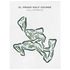 El Prado Golf Course, California - Printed Golf Courses