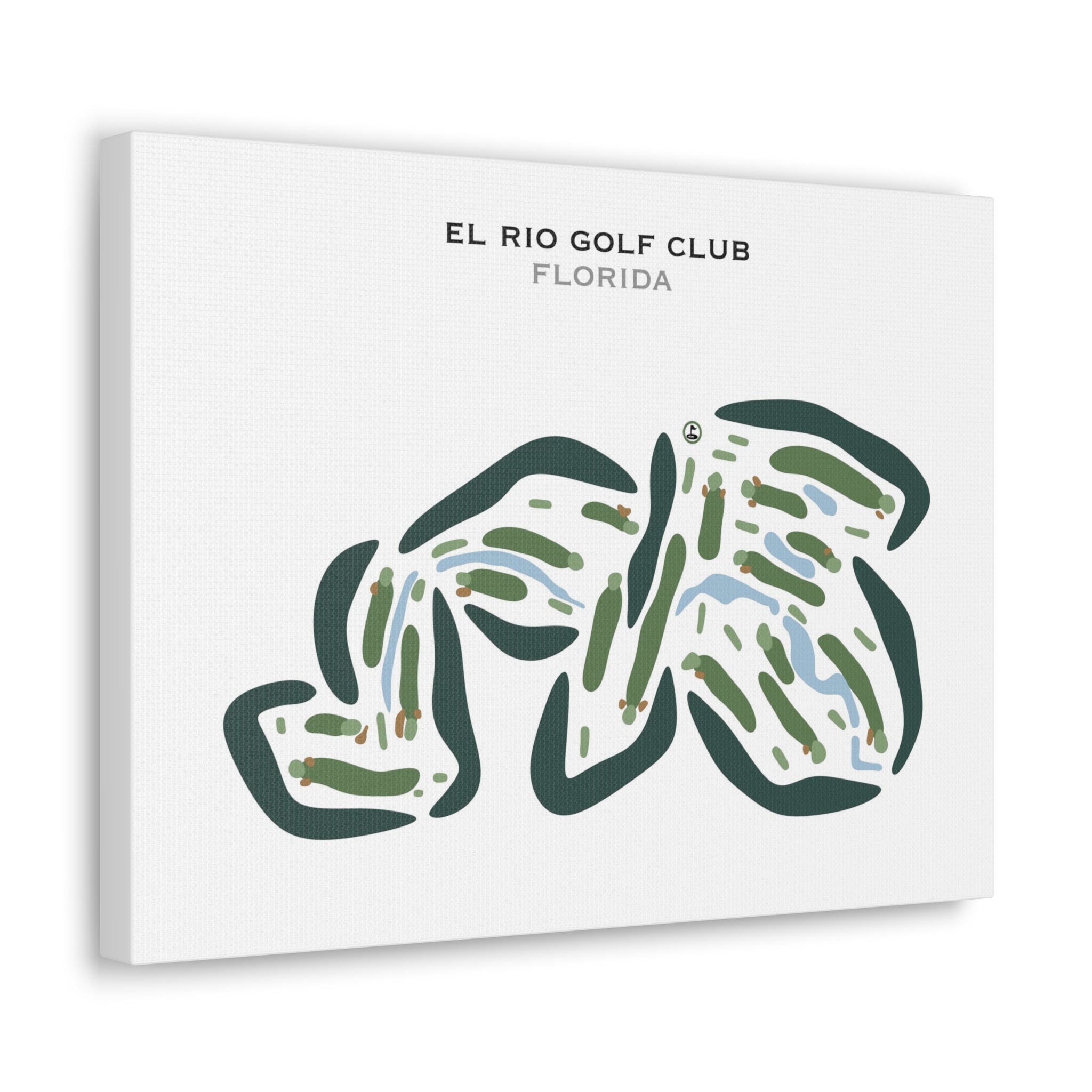 El Rio Golf Club, Florida - Printed Golf Courses