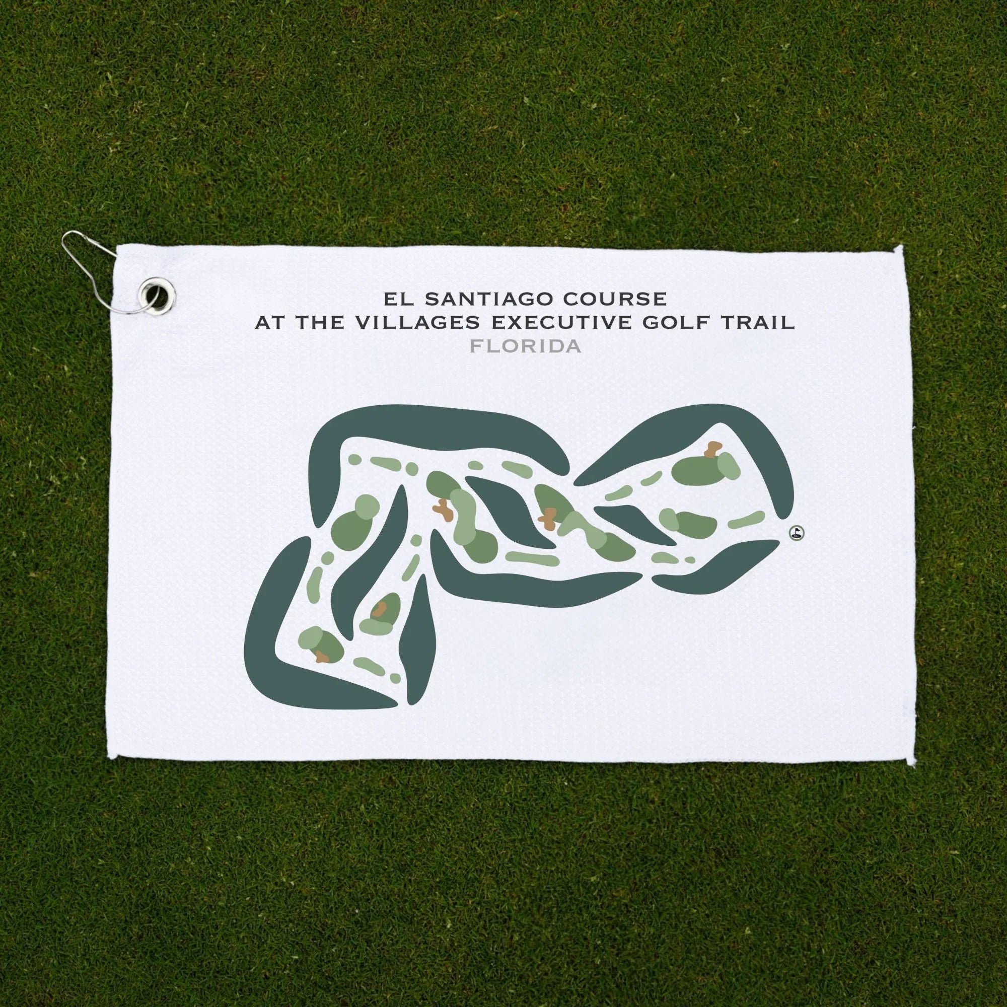 El Santiago Course at The Villages Executive Golf Trail, Florida - Printed Golf Courses