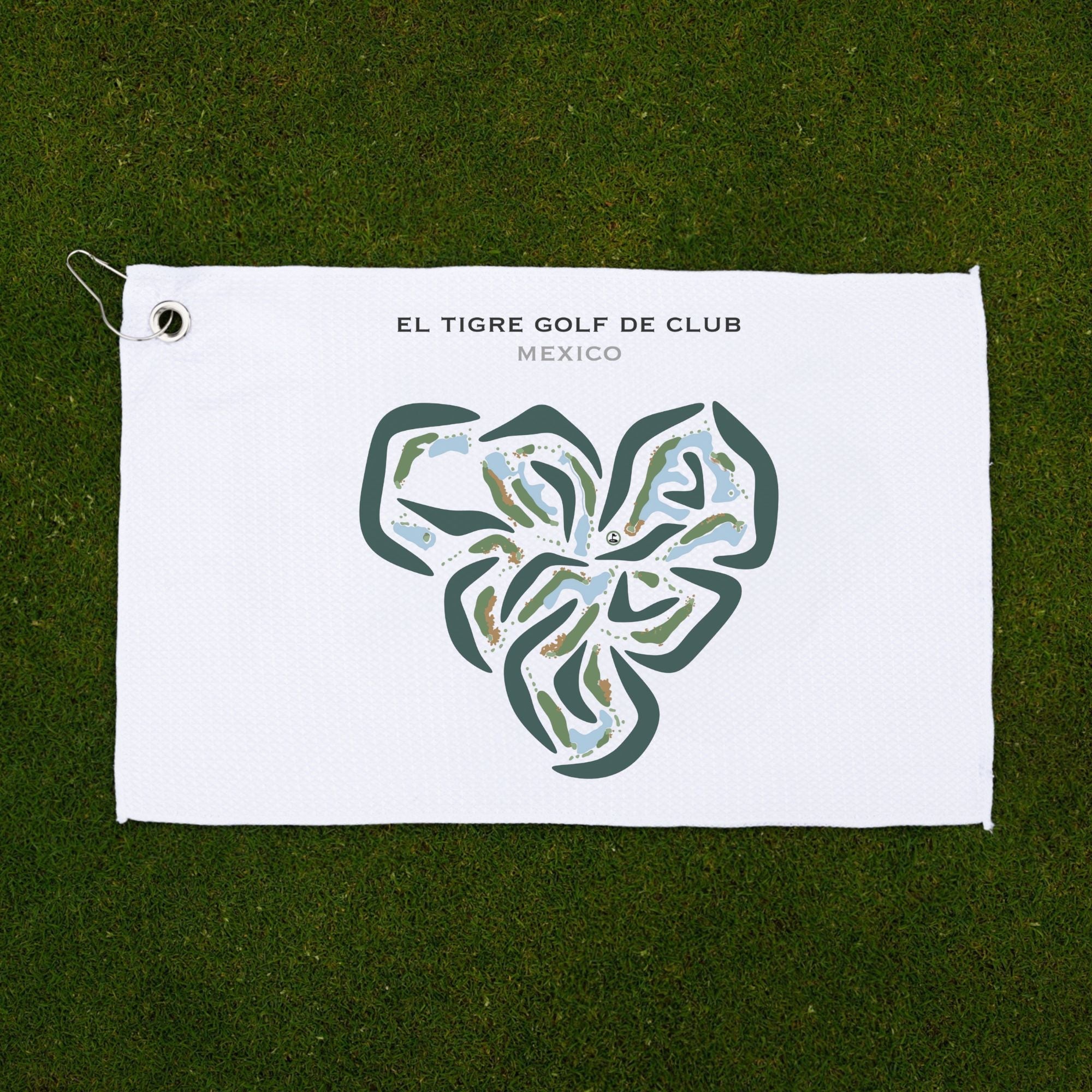 El Tigre Club de Golf, Mexico - Printed Golf Courses