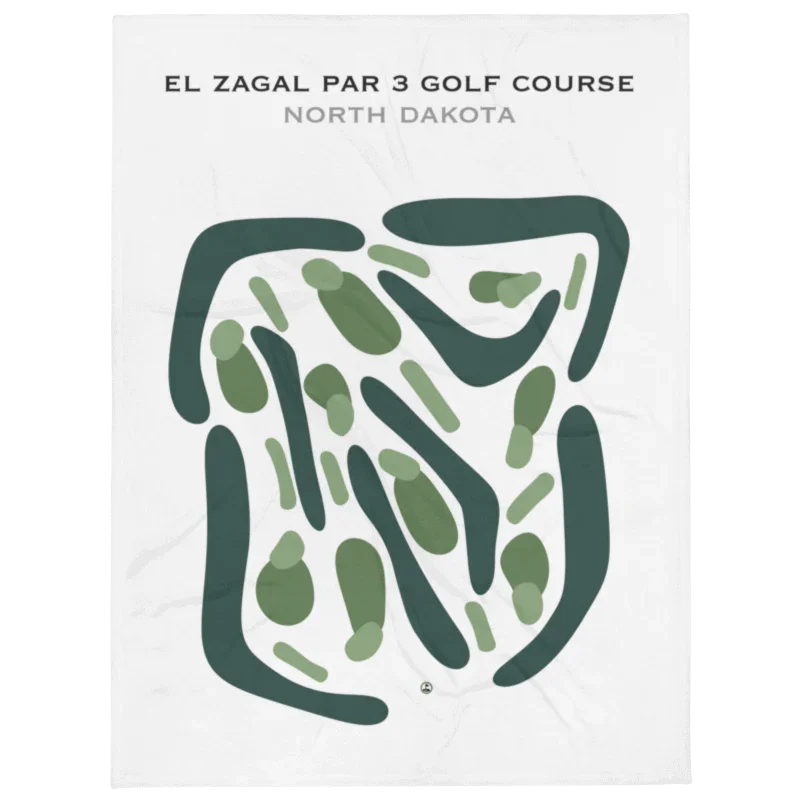 El Zagal Par 3 Golf Course, North Dakota - Printed Golf Courses