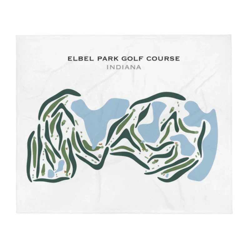 Elbel Park Golf Course, Indiana - Printed Golf Courses