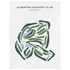 Elberton Country Club, Georgia - Printed Golf Courses