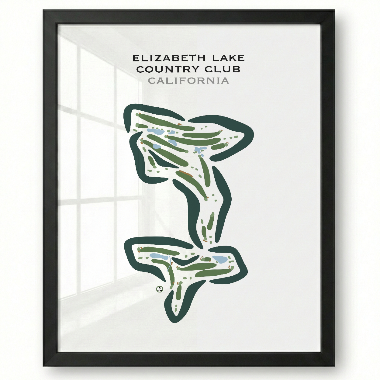 Elizabeth Lake Country Club, California - Printed Golf Courses