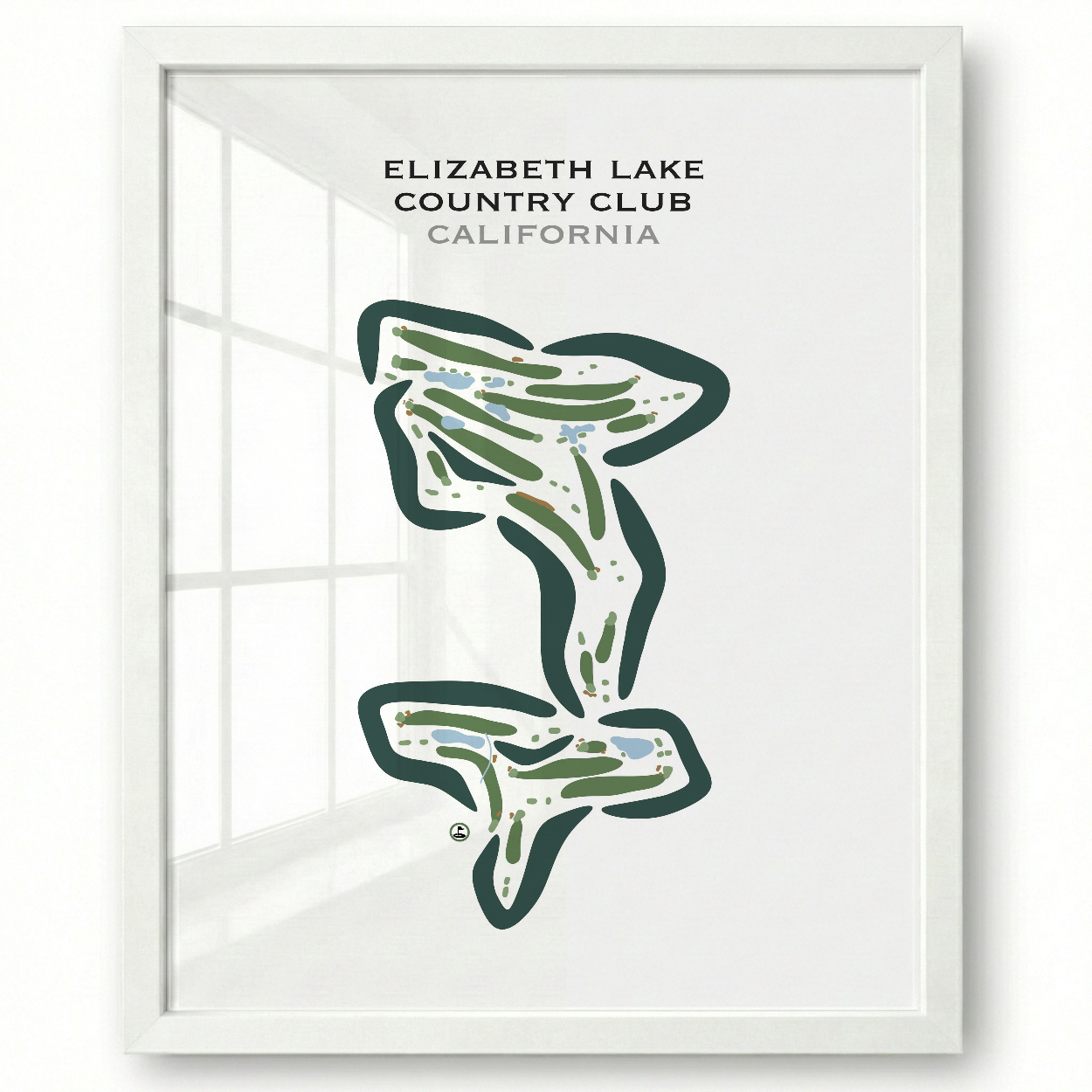 Elizabeth Lake Country Club, California - Printed Golf Courses