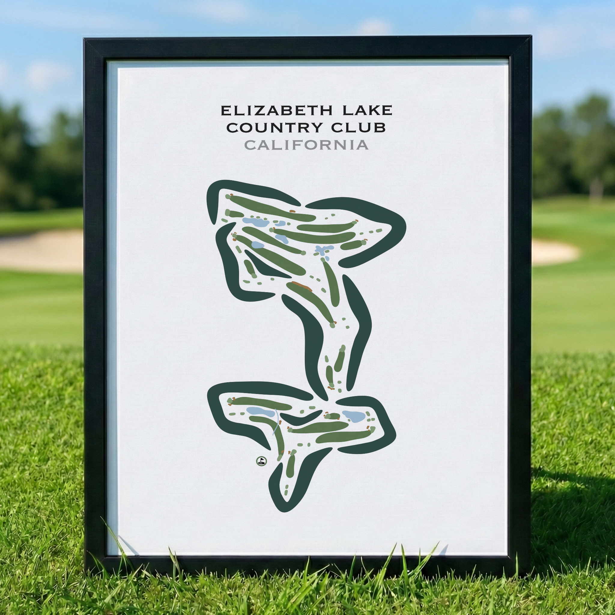 Elizabeth Lake Country Club, California - Printed Golf Courses