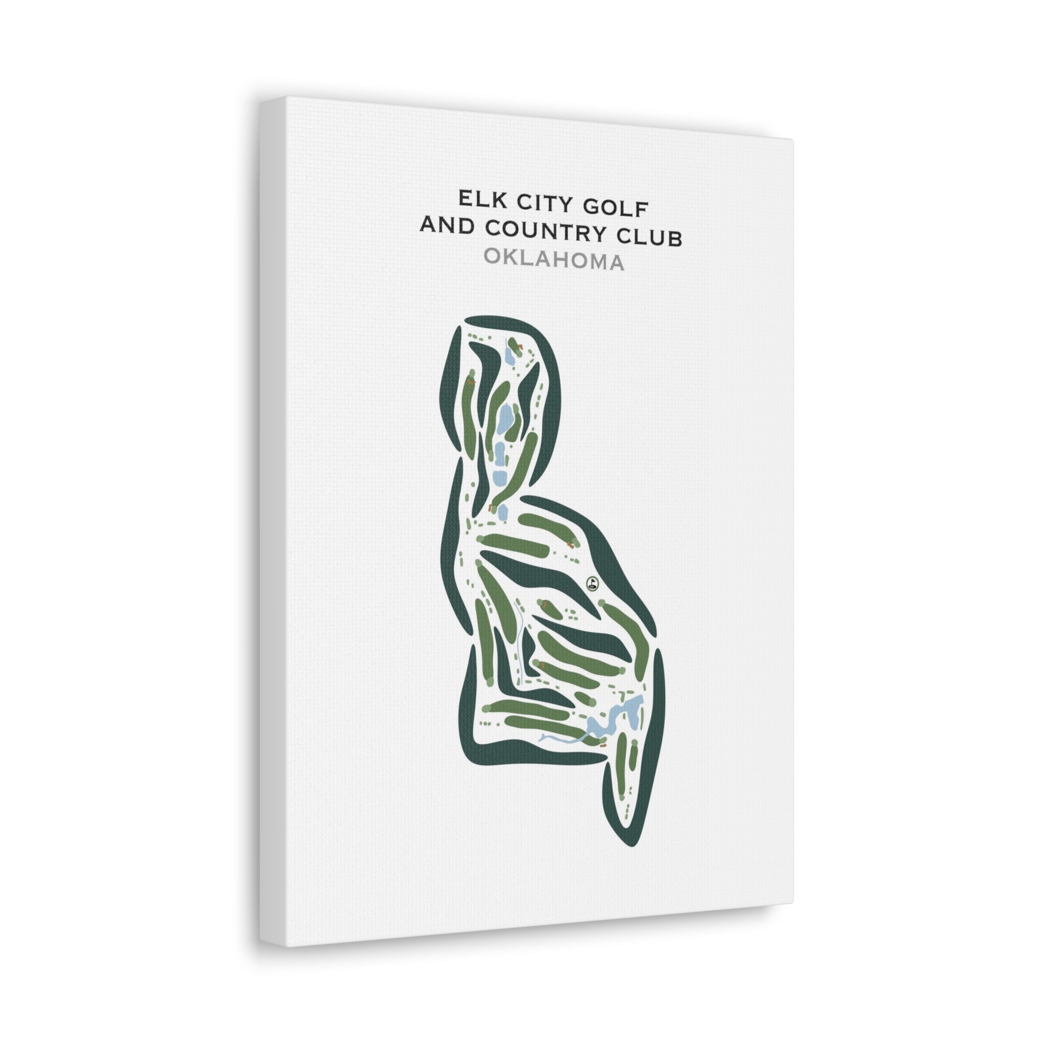 Elk City Golf & Country Club, Oklahoma - Printed Golf Courses