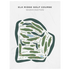 Elk Ridge Golf Course, Washington - Printed Golf Courses