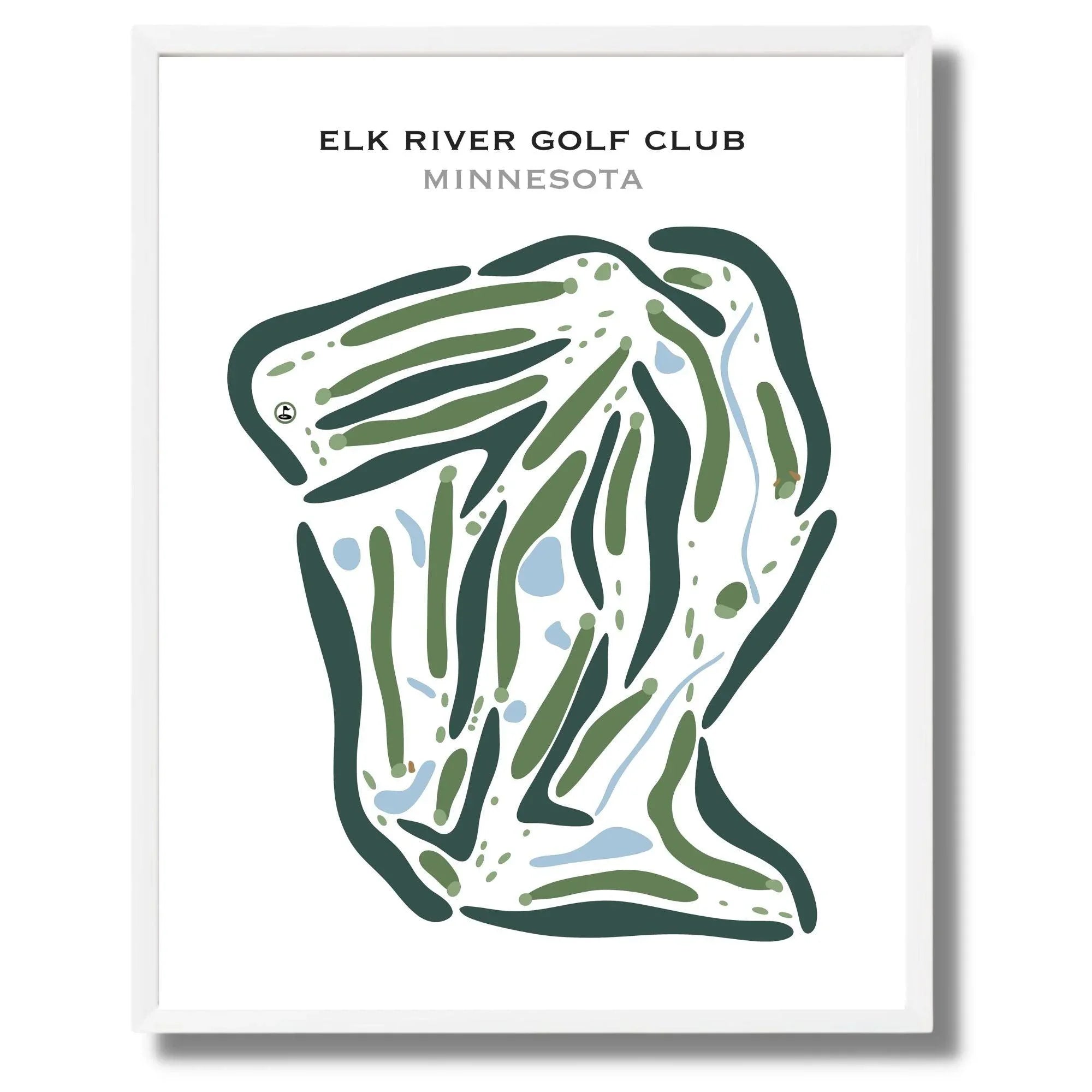 Elk River Golf Club, Minnesota - Printed Golf Courses