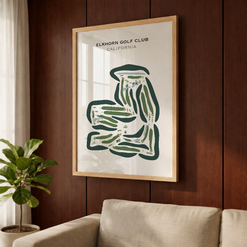 Elkhorn Golf Club, California - Printed Golf Courses