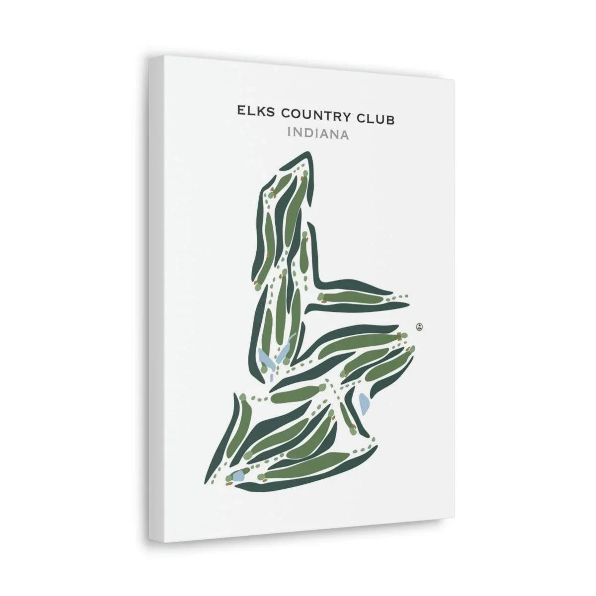 Elks Country Club, Indiana - Printed Golf Courses