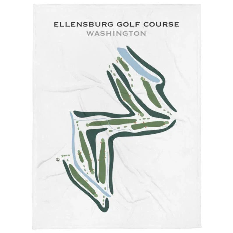 Ellensburg Golf Course, Washington - Printed Golf Courses