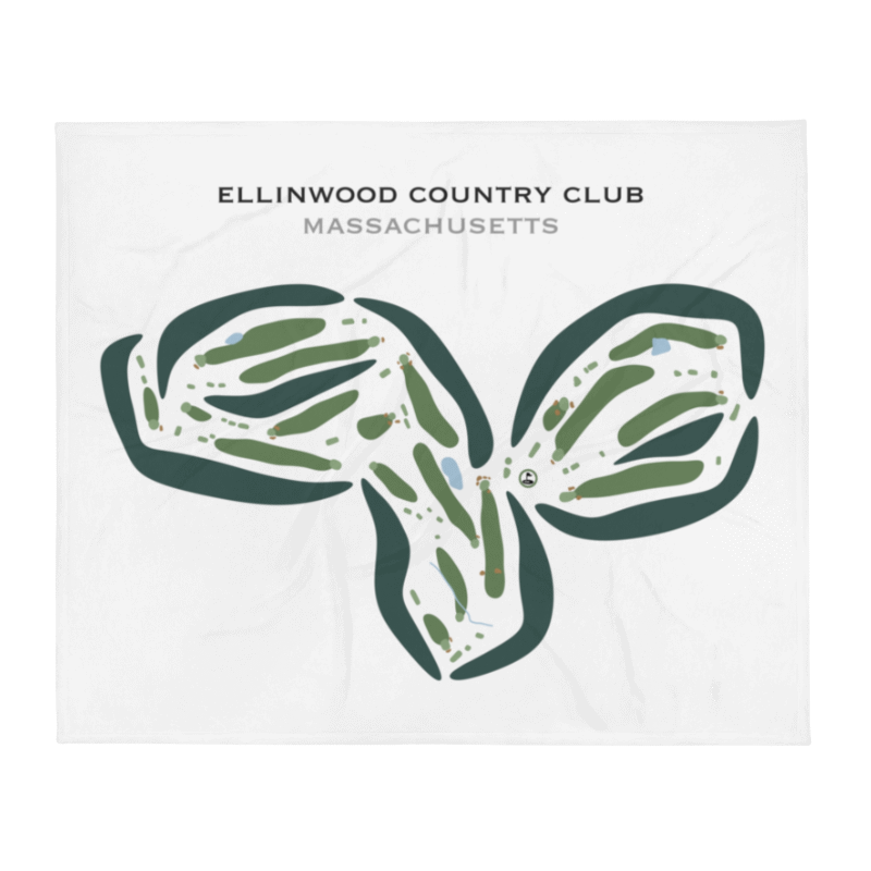 Ellinwood Country Club, Massachusetts - Printed Golf Courses