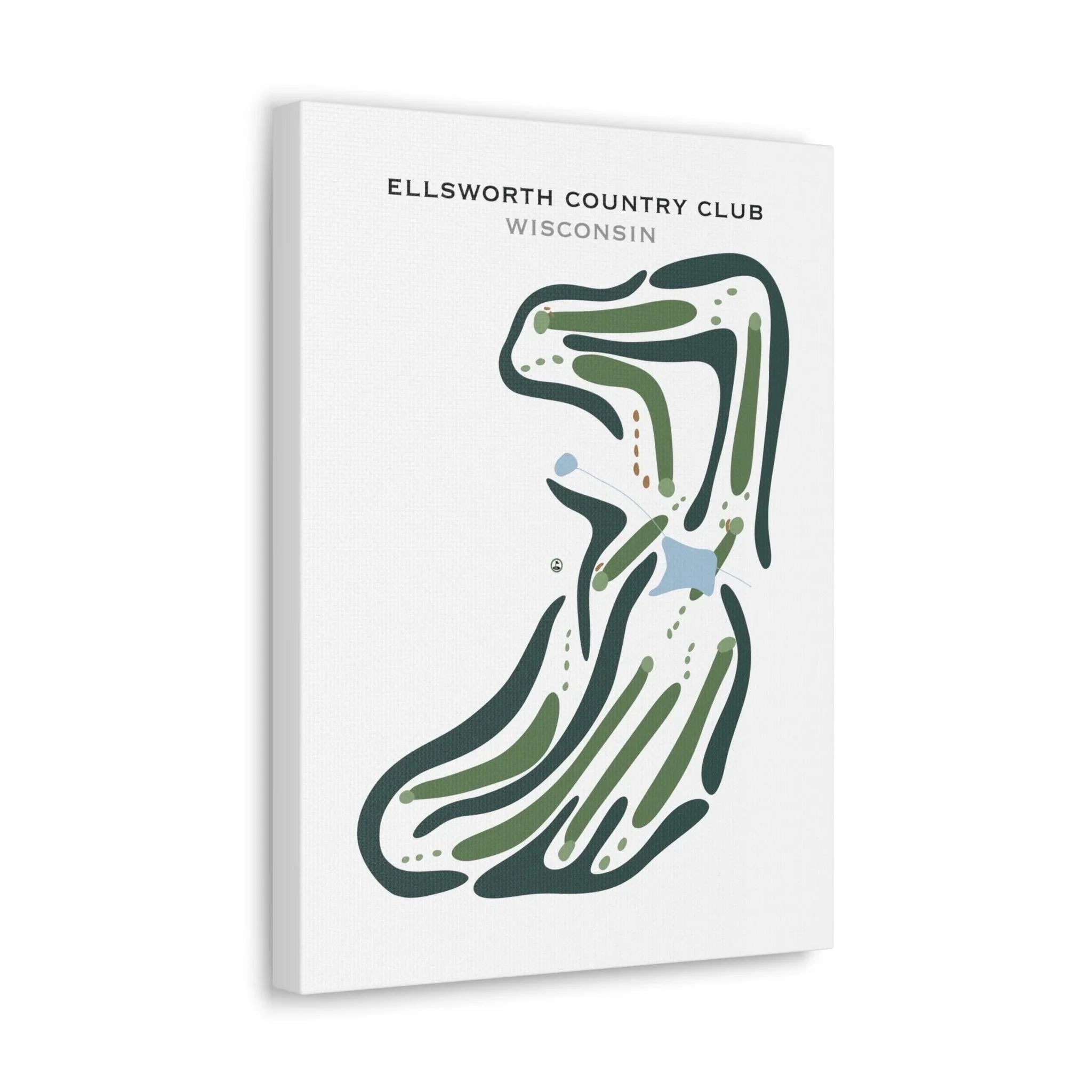 Ellsworth Country Club, Wisconsin - Printed Golf Courses
