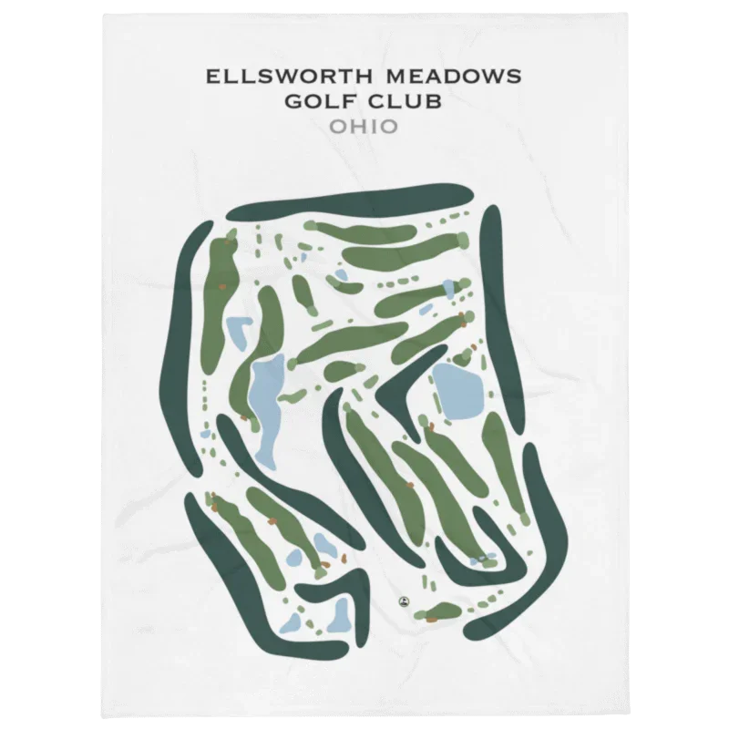 Ellsworth Meadows Golf Club, Ohio - Printed Golf Courses