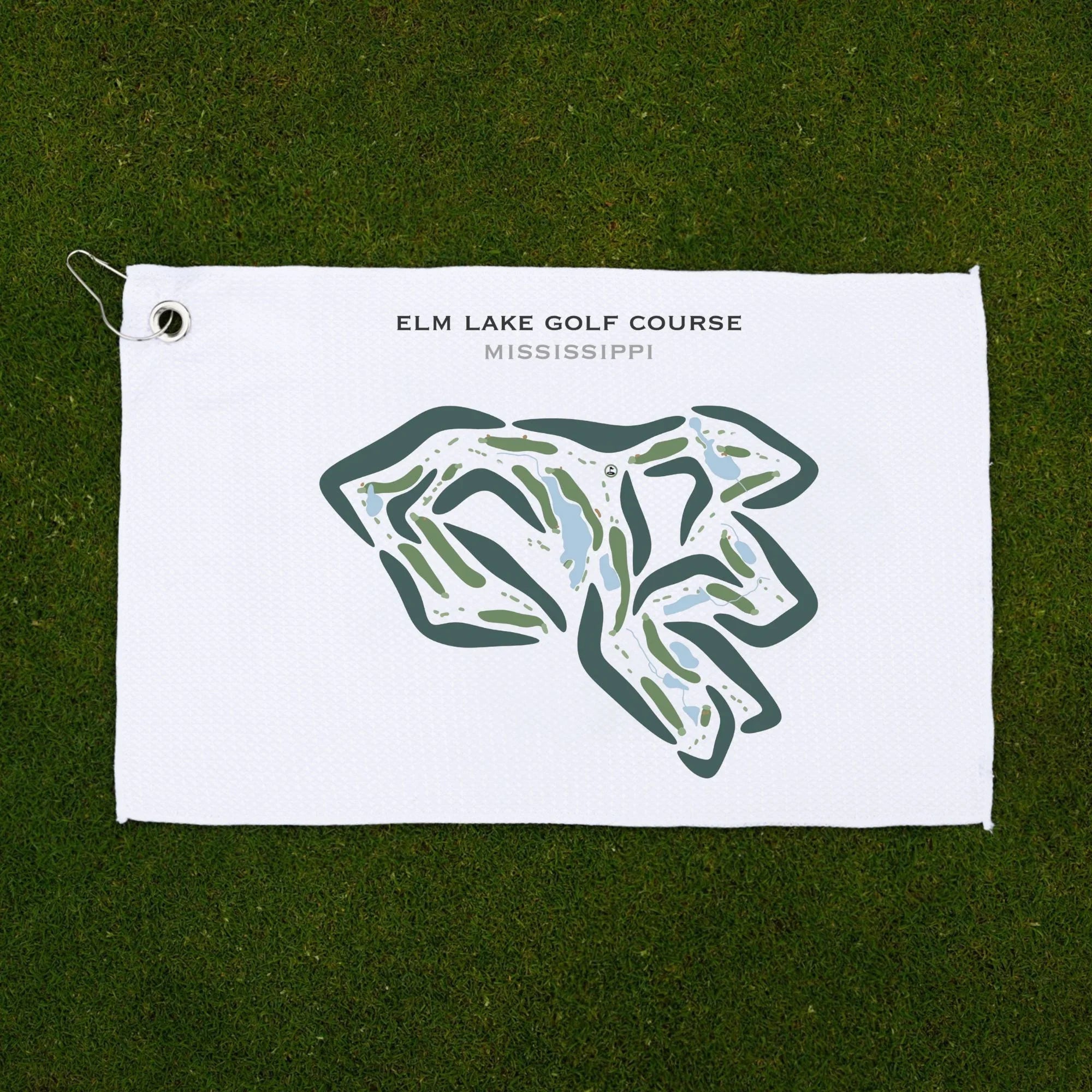 Elm Lake Golf Course, Mississippi - Printed Golf Courses