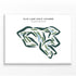 Elm Lake Golf Course, Mississippi - Printed Golf Courses