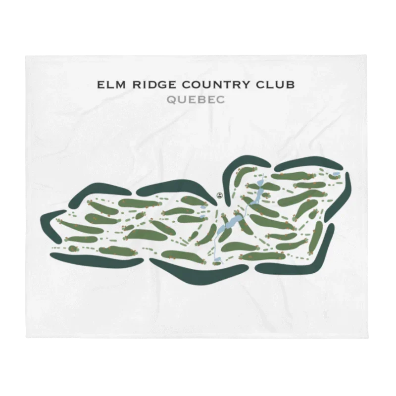 Elm Ridge Country Club, Quebec, Canada - Printed Golf Courses