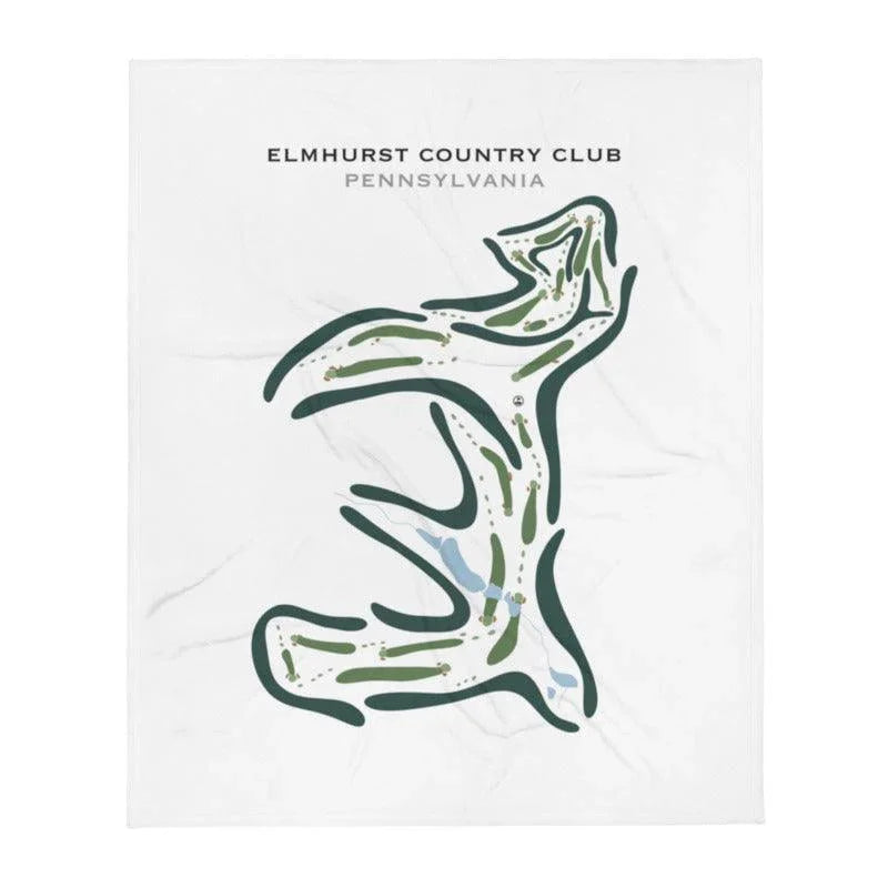 Elmhurst Country Club, Pennsylvania - Printed Golf Courses