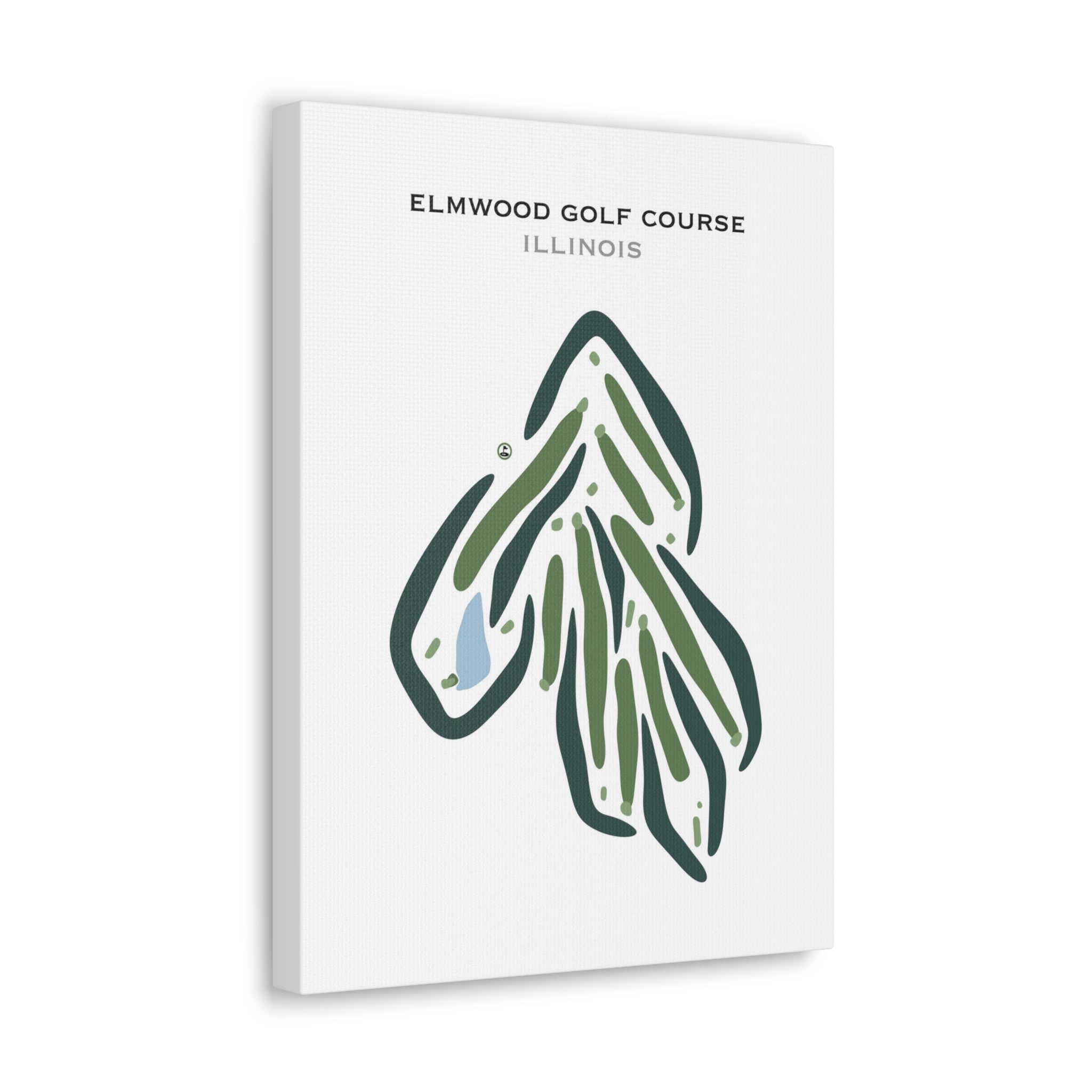 Elmwood Golf Course, Illinois - Printed Golf Courses