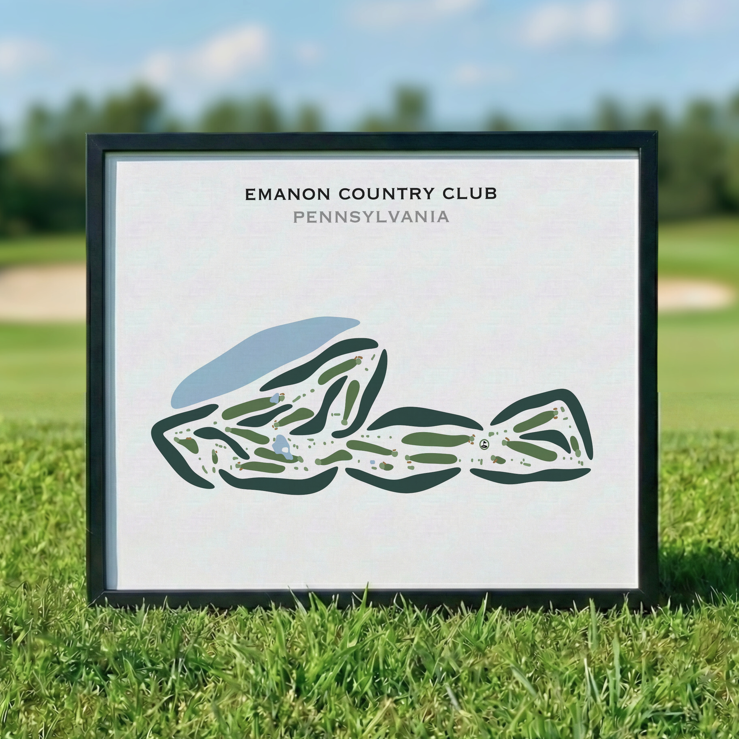 Emanon Country Club, Pennsylvania - Printed Golf Courses