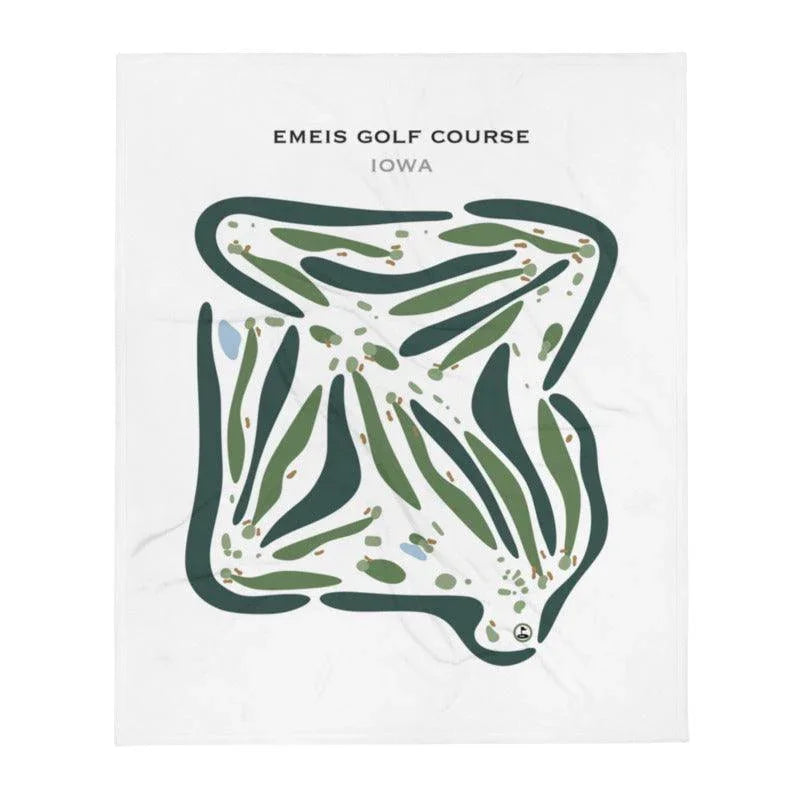 Emeis Golf Course, Iowa - Printed Golf Courses