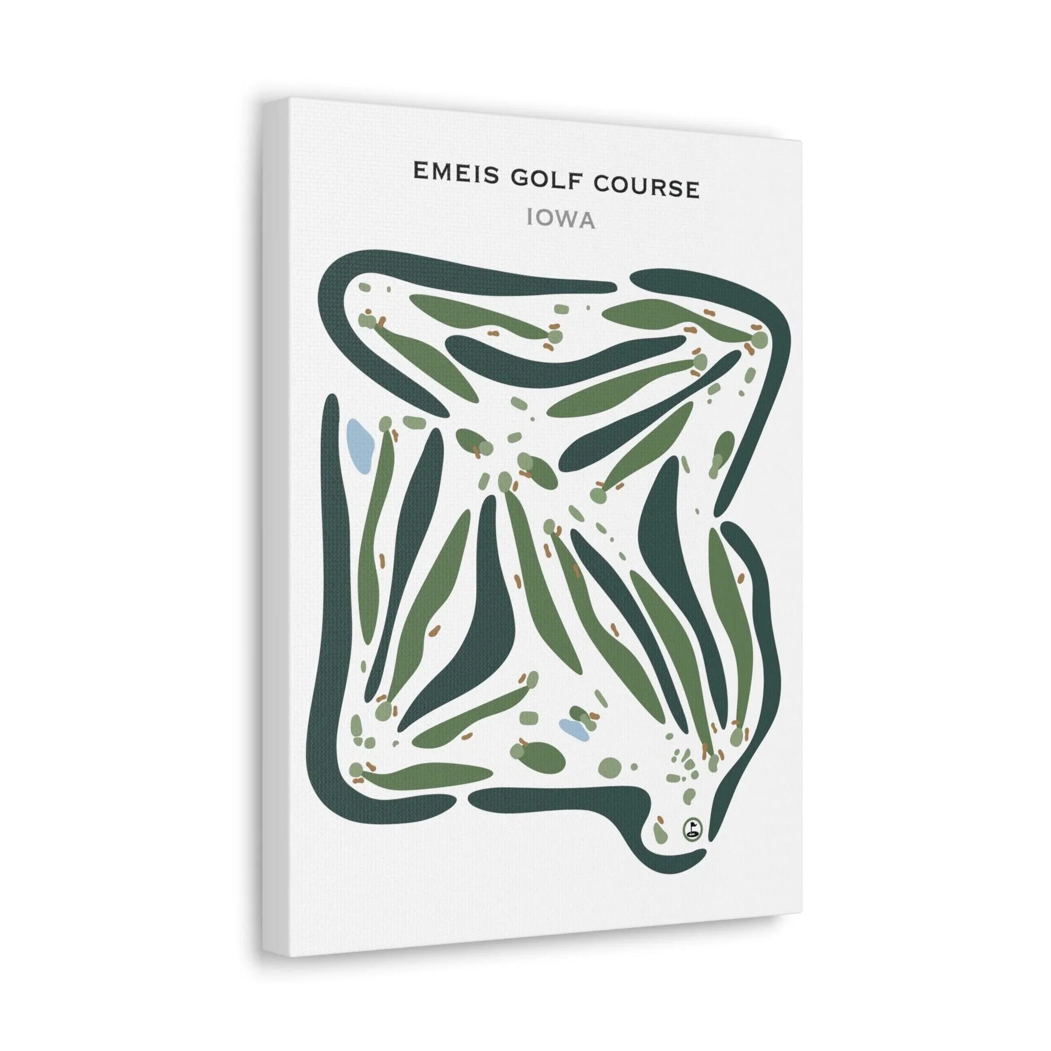 Emeis Golf Course, Iowa - Printed Golf Courses