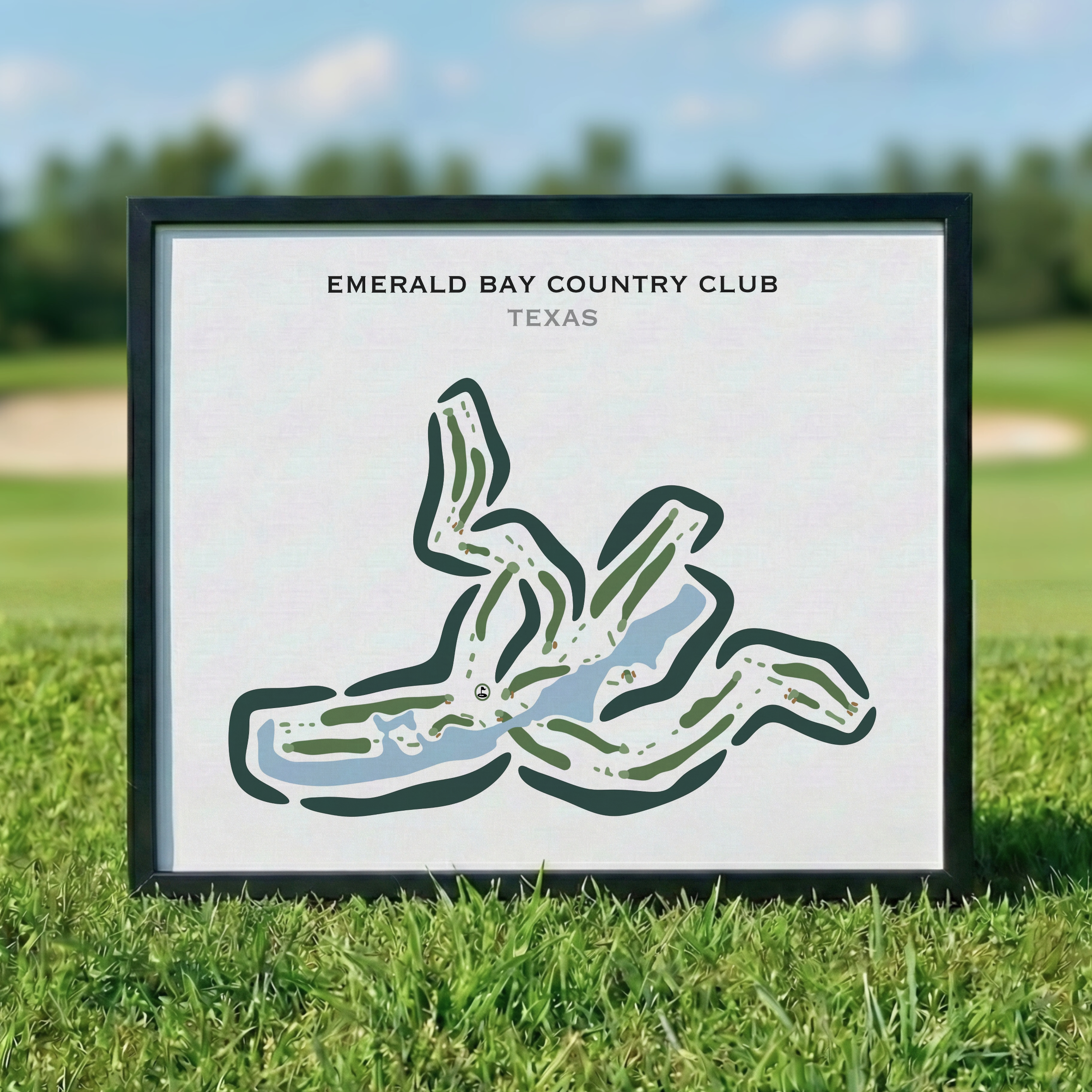 Emerald Bay Club, Texas - Printed Golf Course