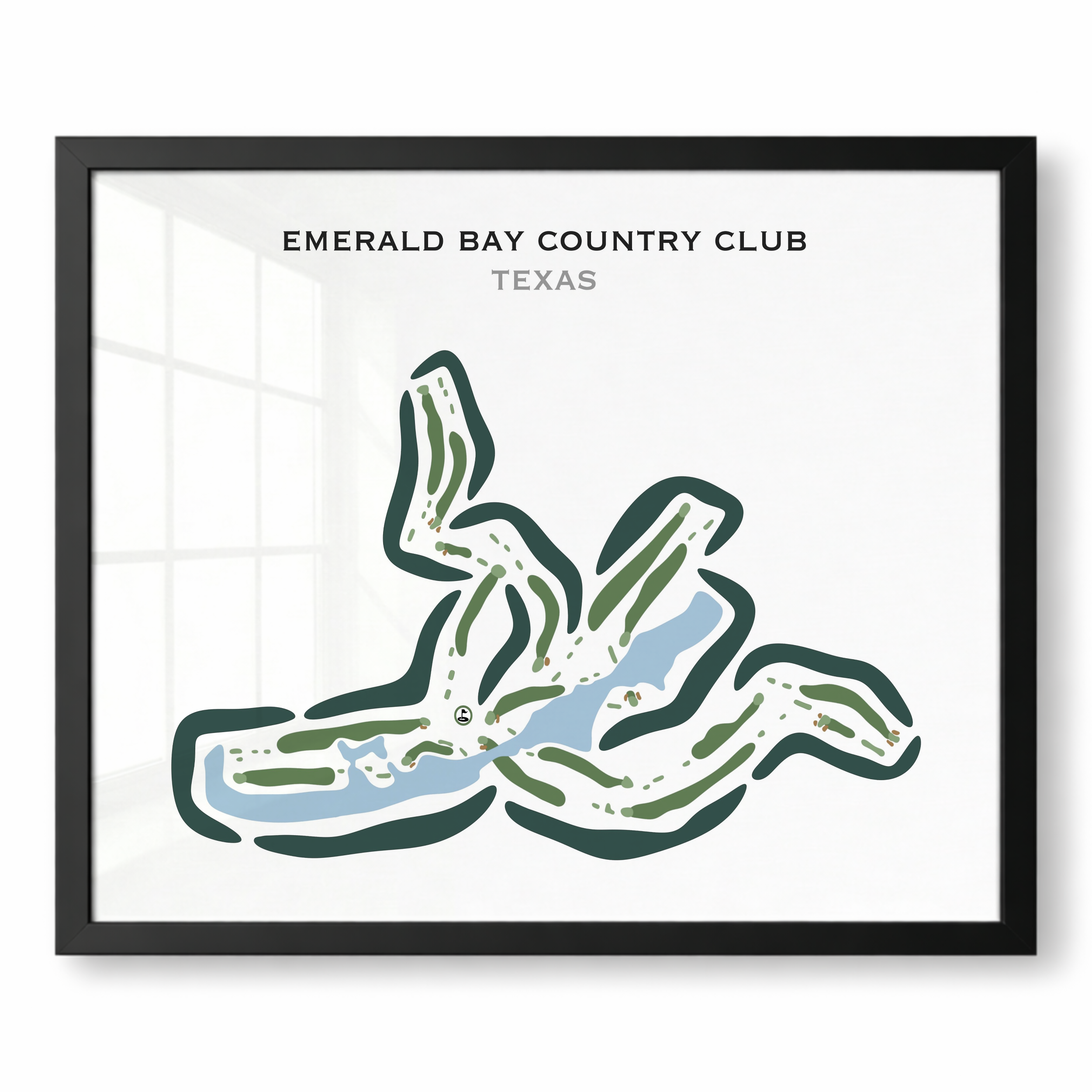 Emerald Bay Club, Texas - Printed Golf Course