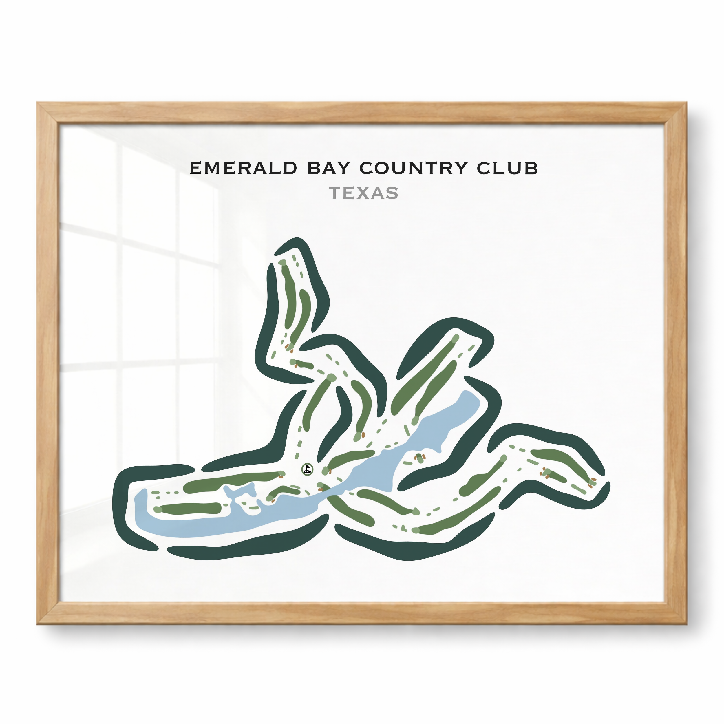 Emerald Bay Club, Texas - Printed Golf Course