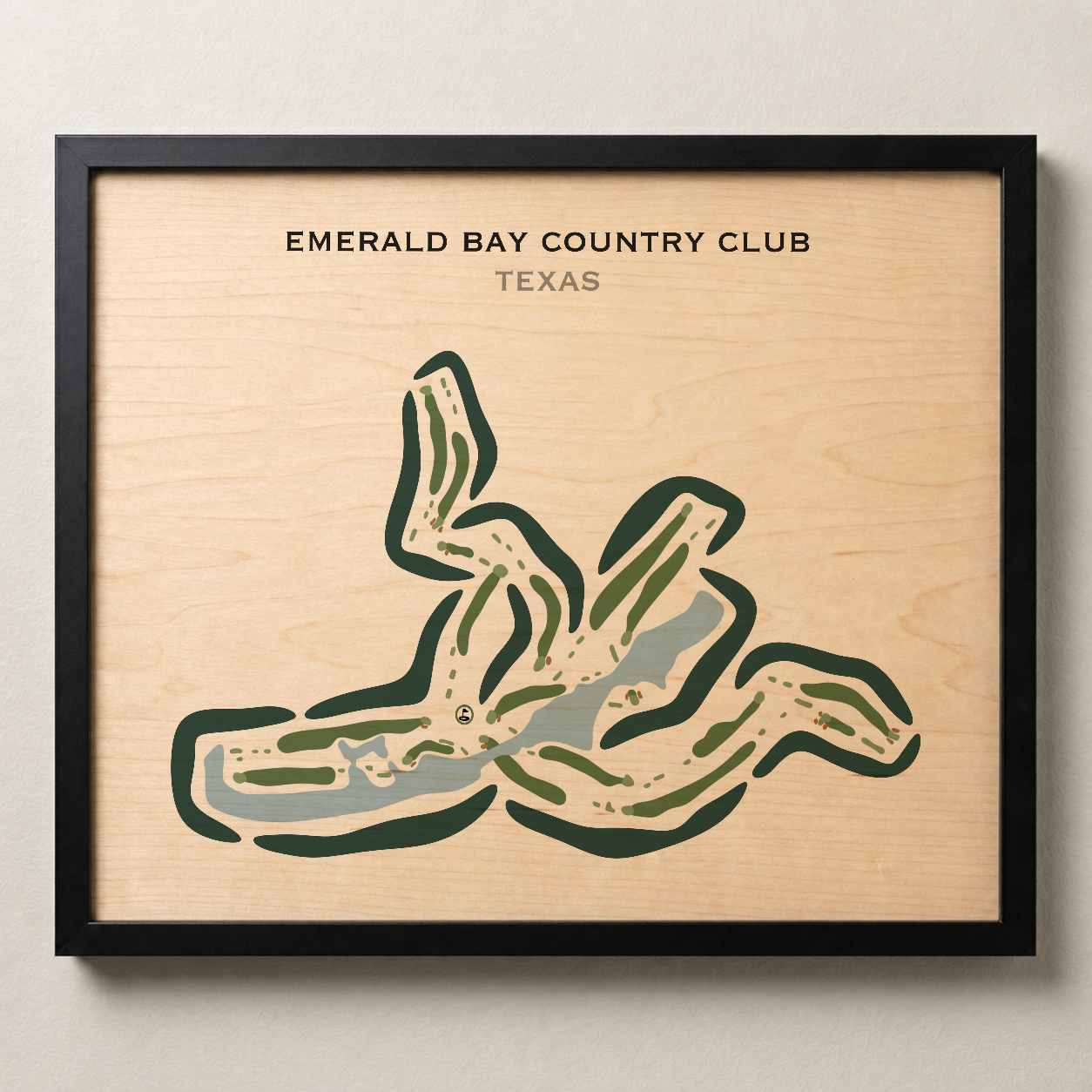 Emerald Bay Club, Texas - Printed Golf Course