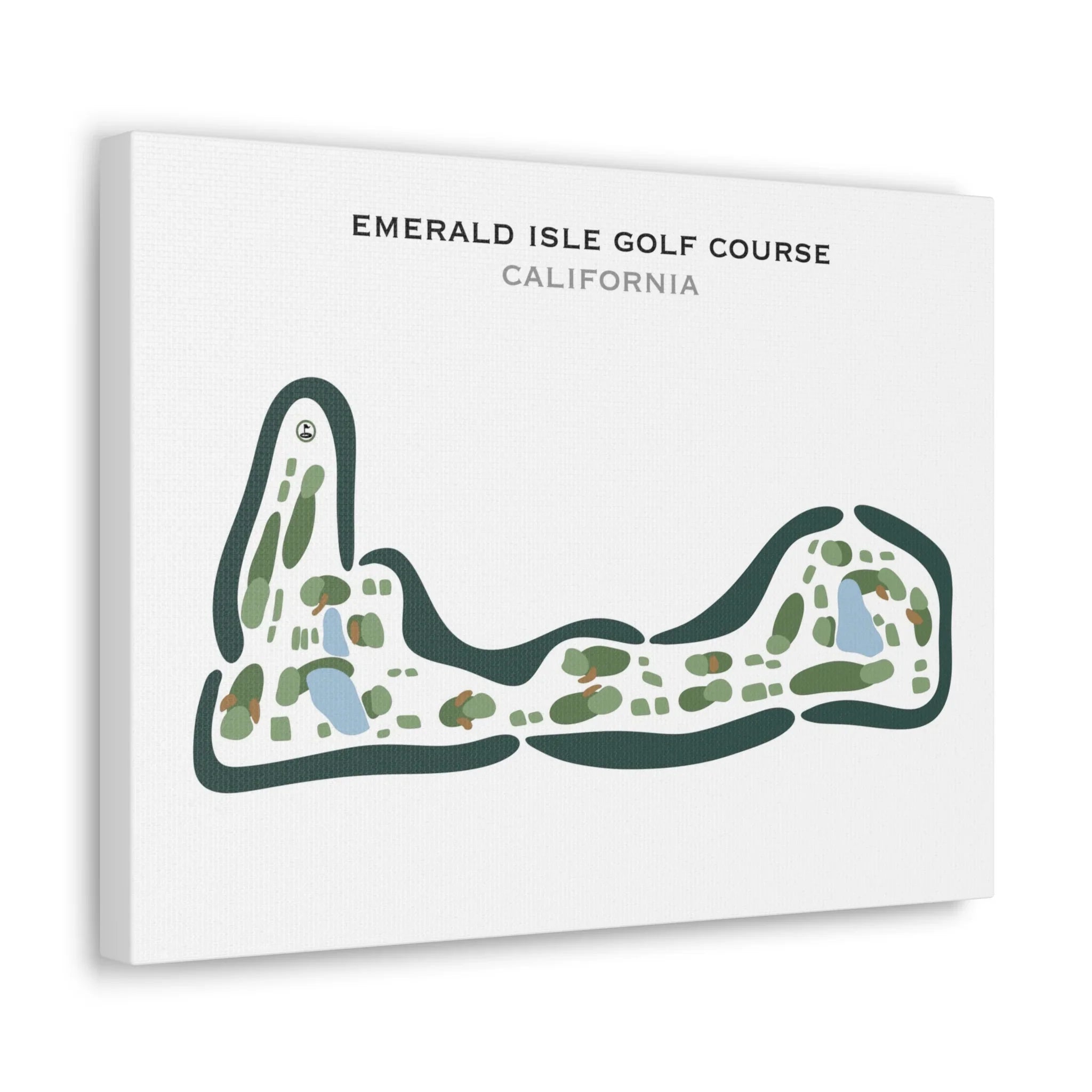 Emerald Isle Golf Course, California - Printed Golf Courses