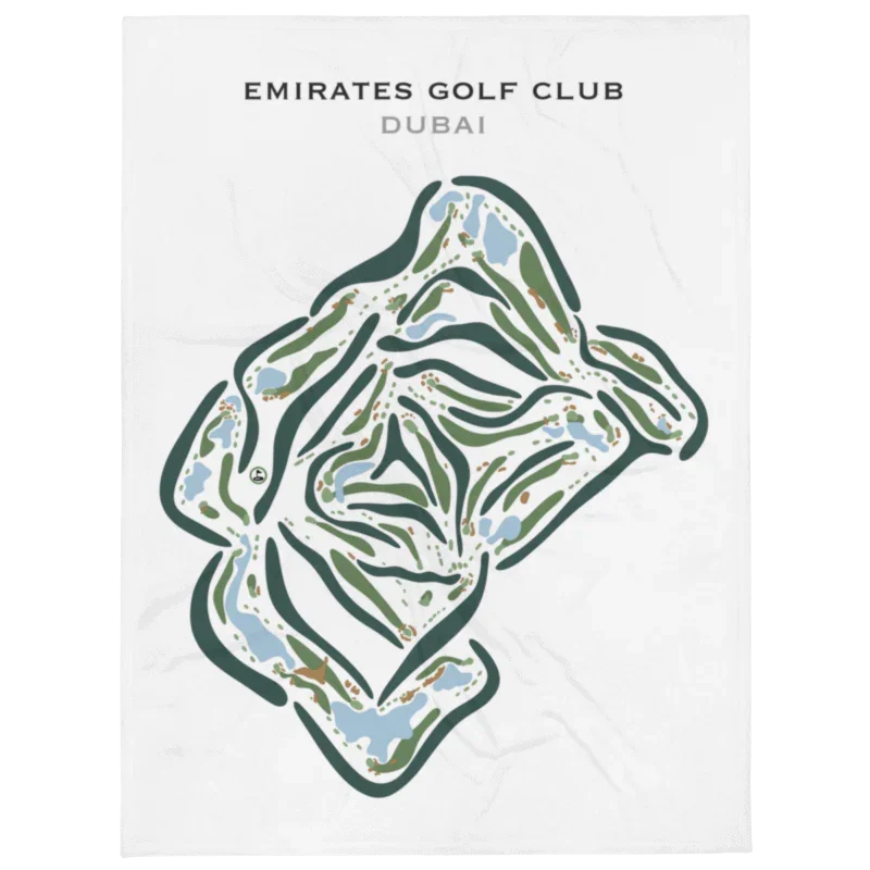 Emirates Golf Club, The Faldo Course, Dubai - Printed Golf Courses
