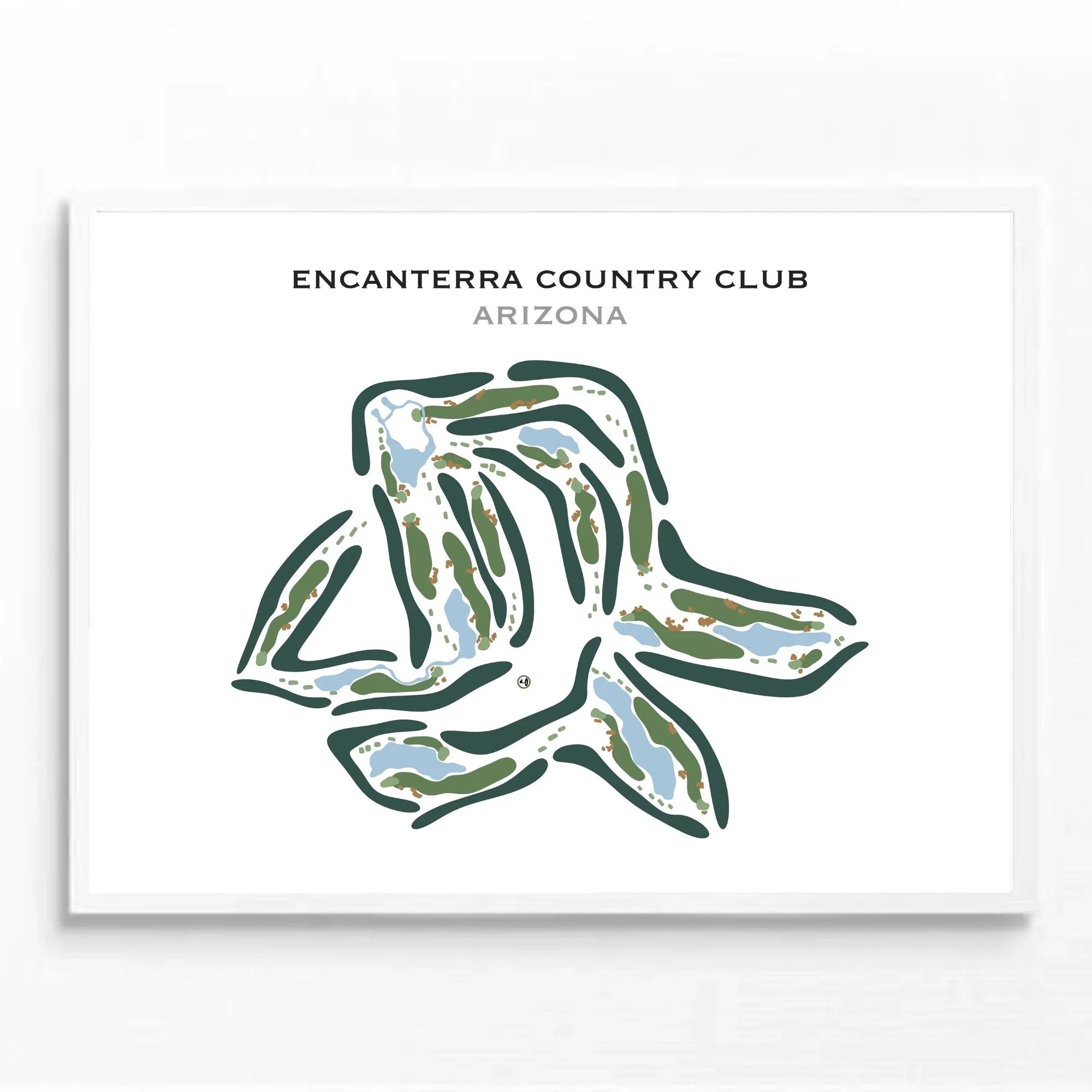 Encanterra Country Club, Arizona - Printed Golf Course