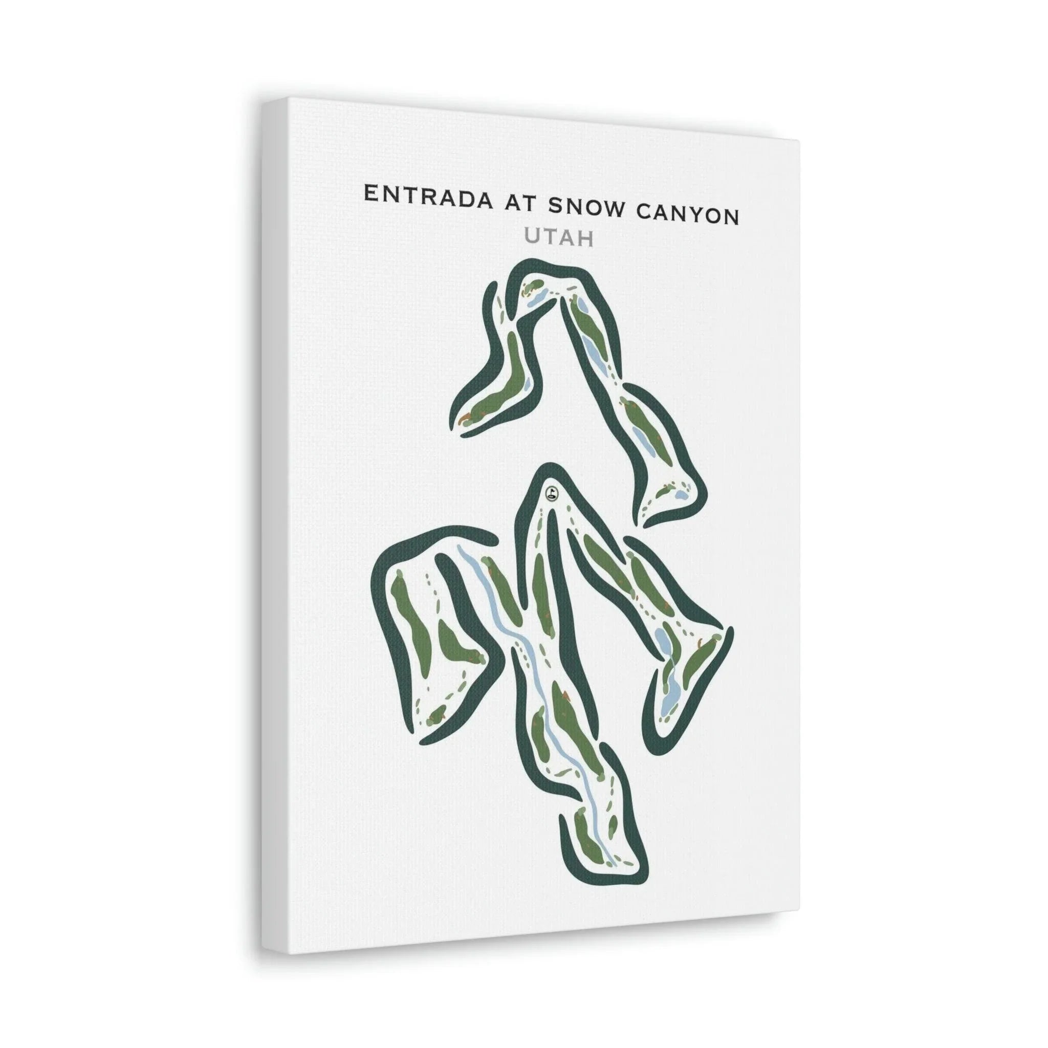 Entrada at Snow Canyon County Club, St George Utah - Printed Golf Courses