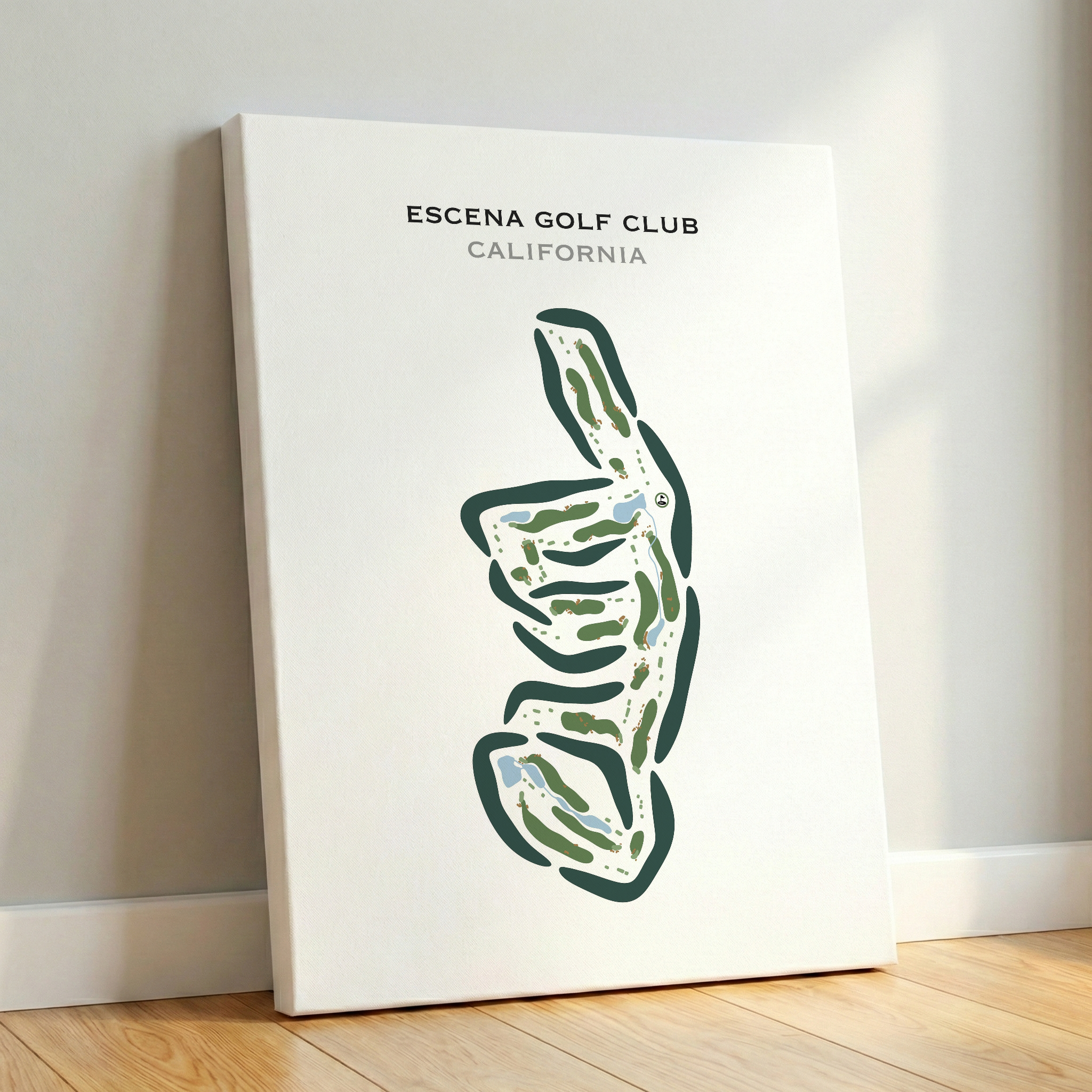 Escena Golf Club, California - Printed Golf Courses