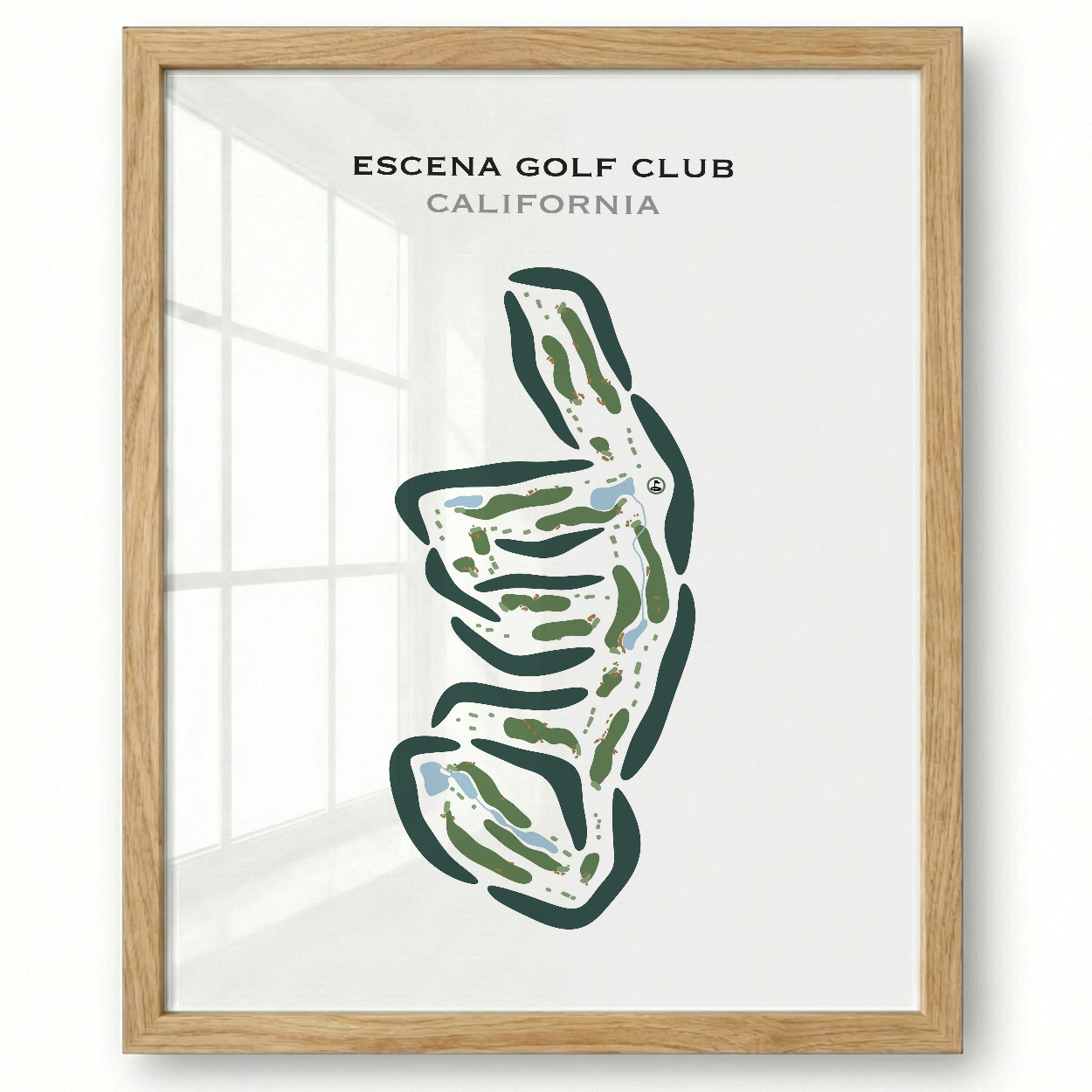 Escena Golf Club, California - Printed Golf Courses