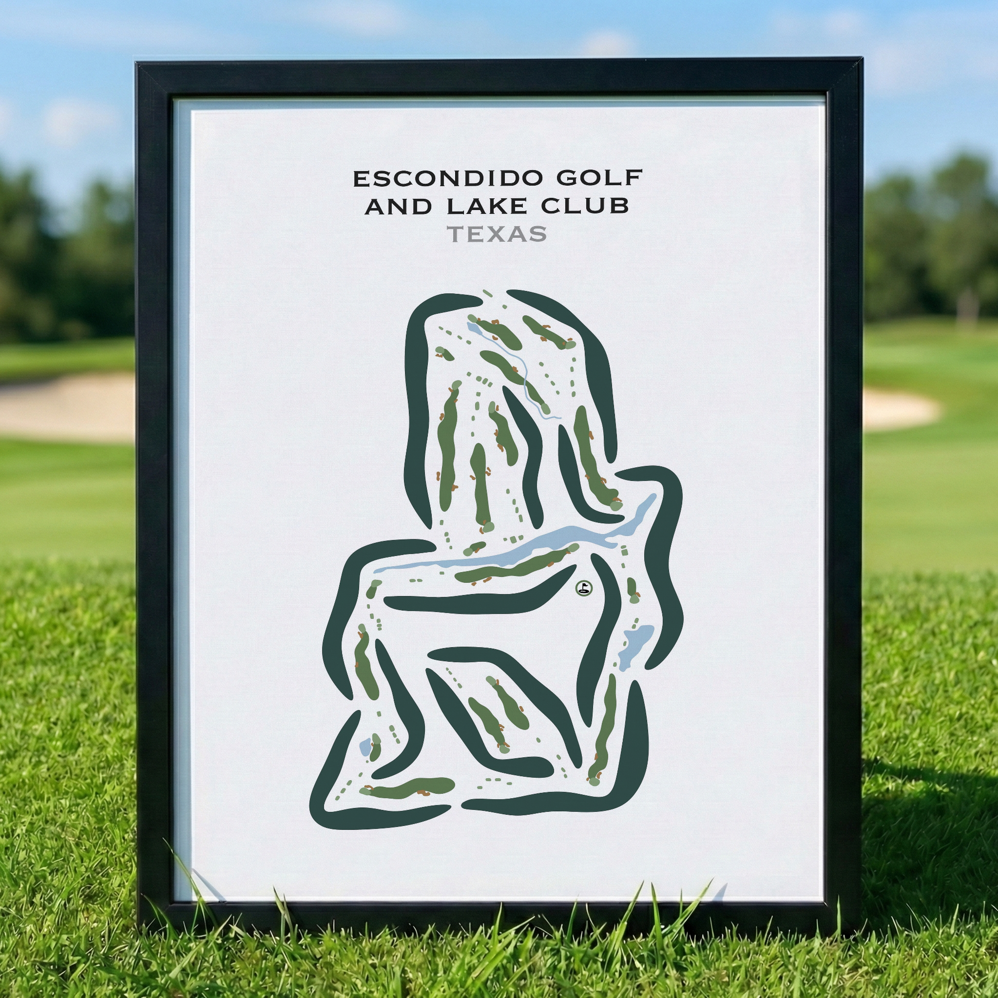 Escondido Golf & Lake Club, Texas - Printed Golf Course