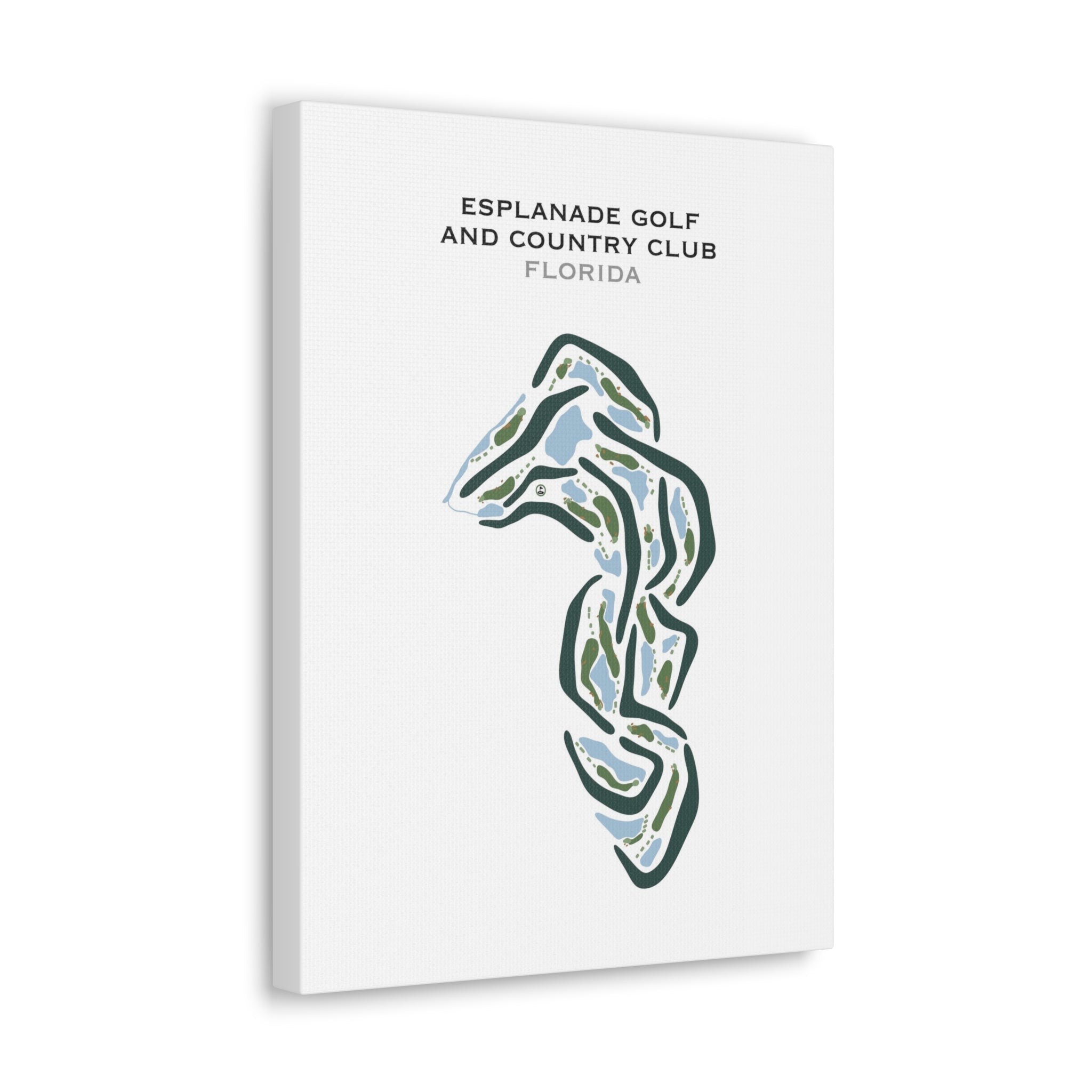 Esplanade Golf & Country Club, Bradenton, Florida - Printed Golf Courses