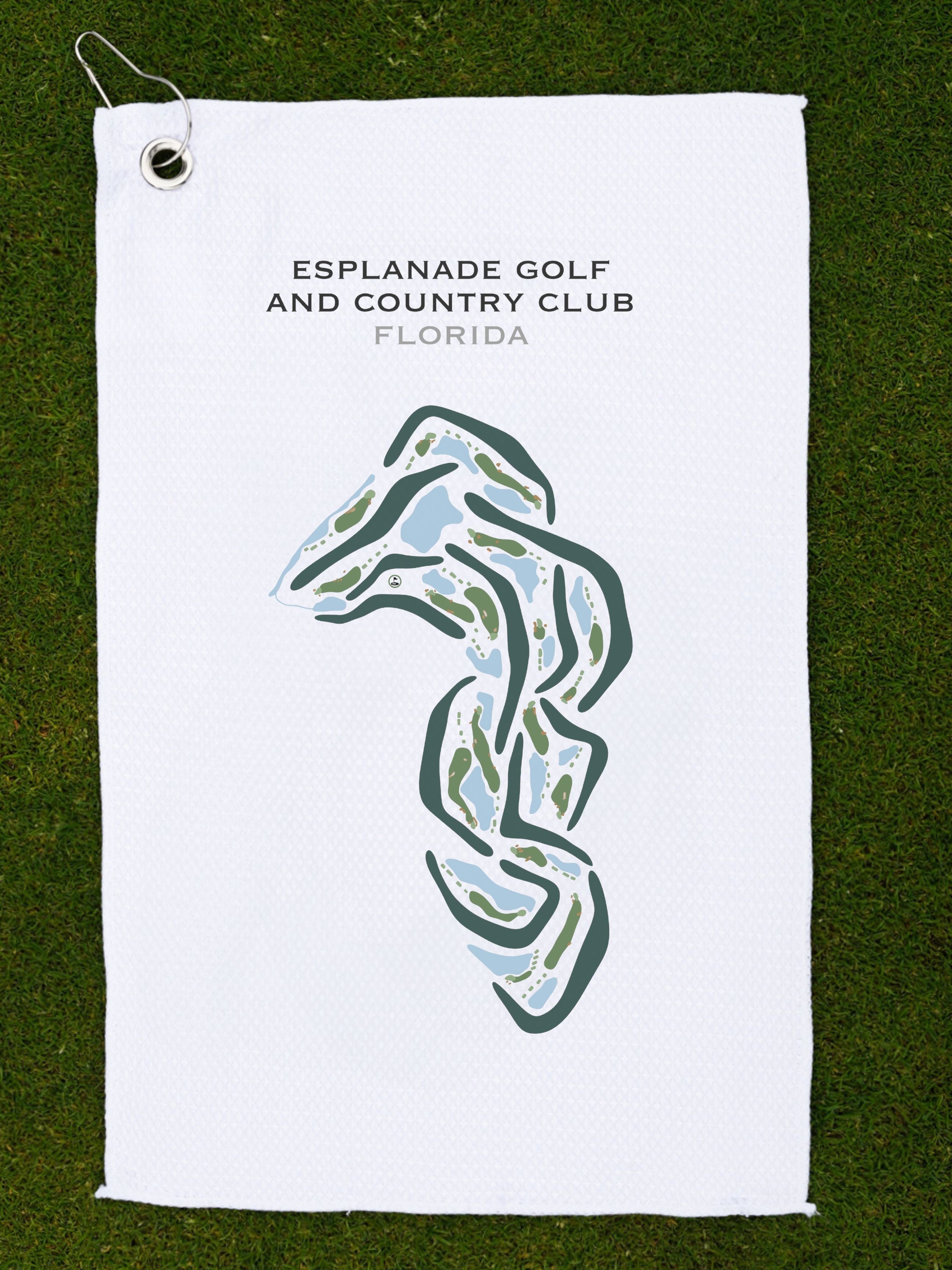 Esplanade Golf & Country Club, Bradenton, Florida - Printed Golf Courses