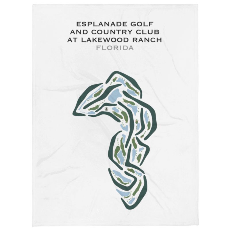 Esplanade Golf and Country Club at Lakewood Ranch, Florida - Printed Golf Courses