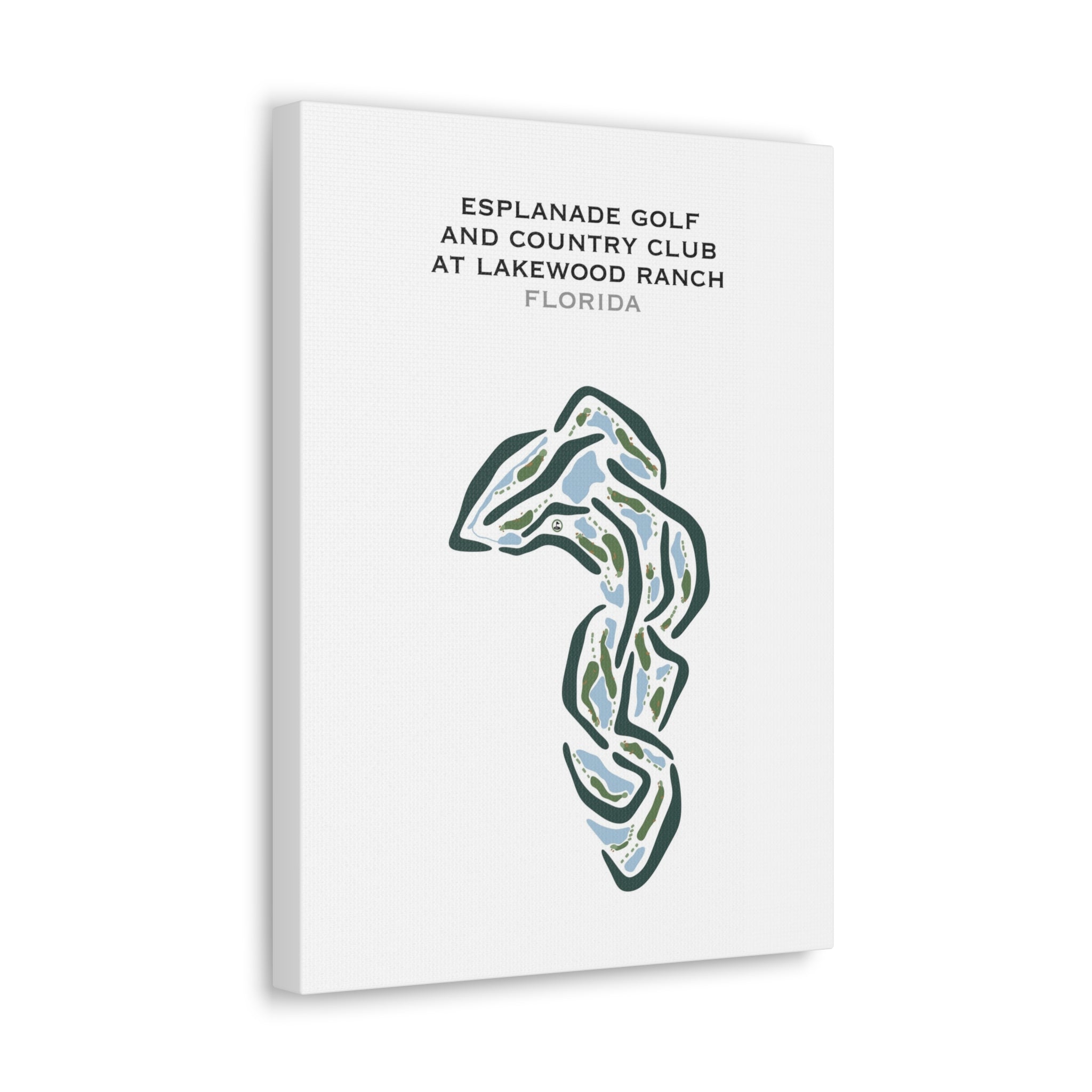 Esplanade Golf and Country Club at Lakewood Ranch, Florida - Printed Golf Courses