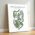 Essex Fells Country Club, New Jersey - Printed Golf Course